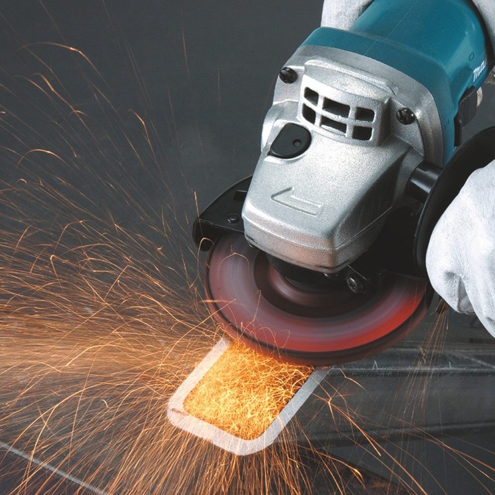 Makita Winkelschleifer, max. 11000 U/min, 840 W, 9558HNRG, 125 mm - im Karton
