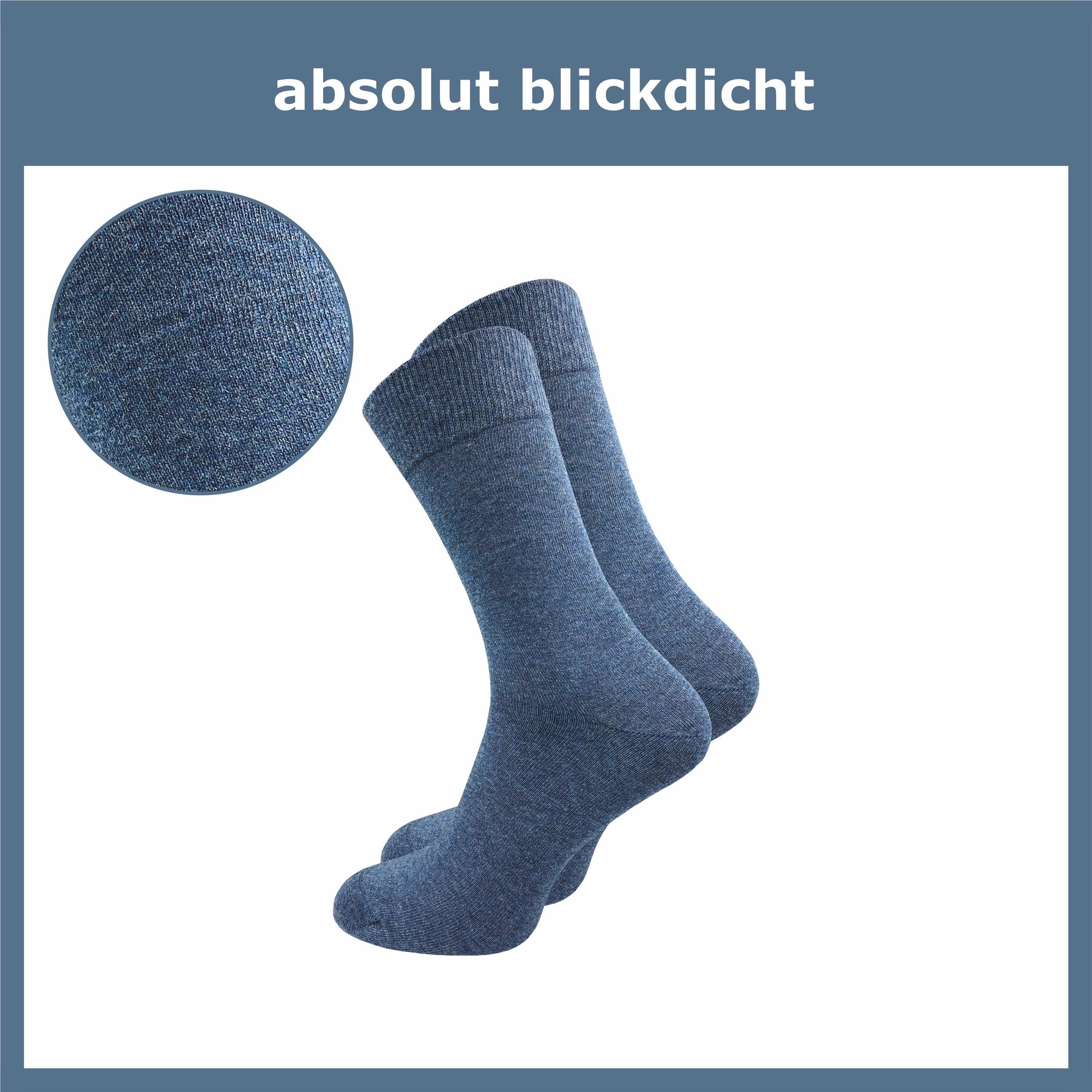 GAWILO Basicsocken grau, & aus drückende Paar) (10 anspruchsvollen in Baumwolle schwarz, hochwertiger für den blau Alltag Damen für Naht jeans und Socken Herren ohne braun