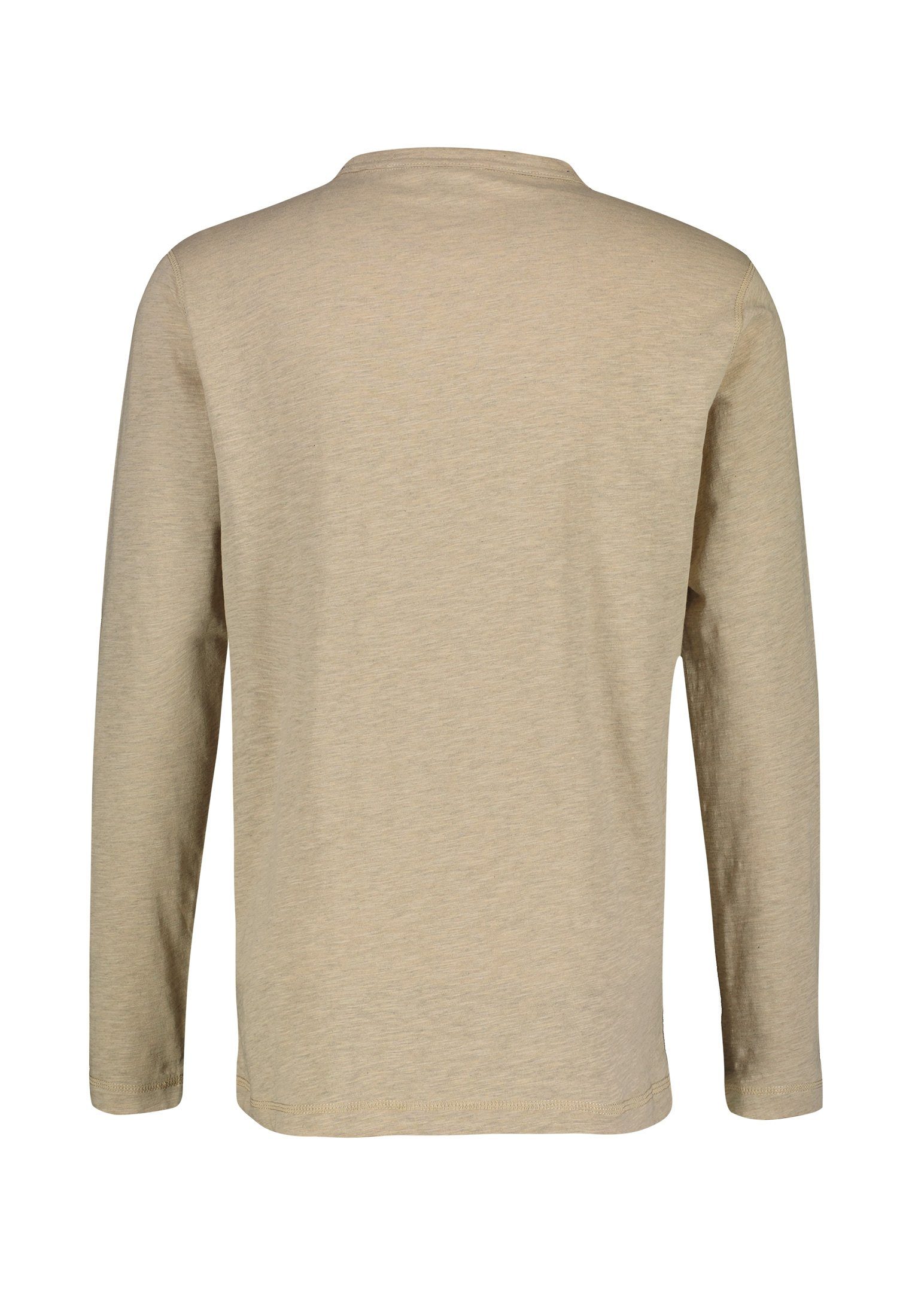 Longsleeve BEIGE Longsleeve Strukturqualität LERROS LERROS in