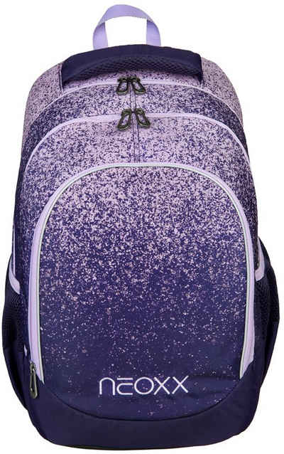 neoxx Schulrucksack Fly, Glitterally perfect, aus recycelten PET-Flaschen