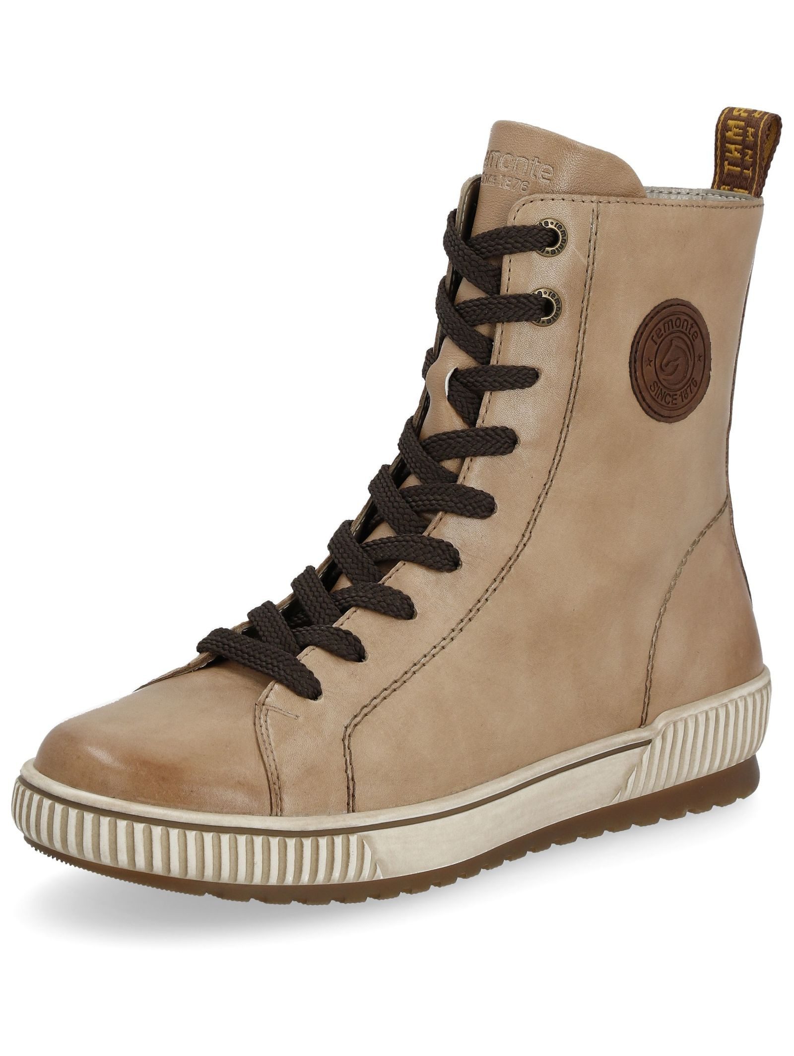 Stiefelette Glattleder Schnürstiefelette