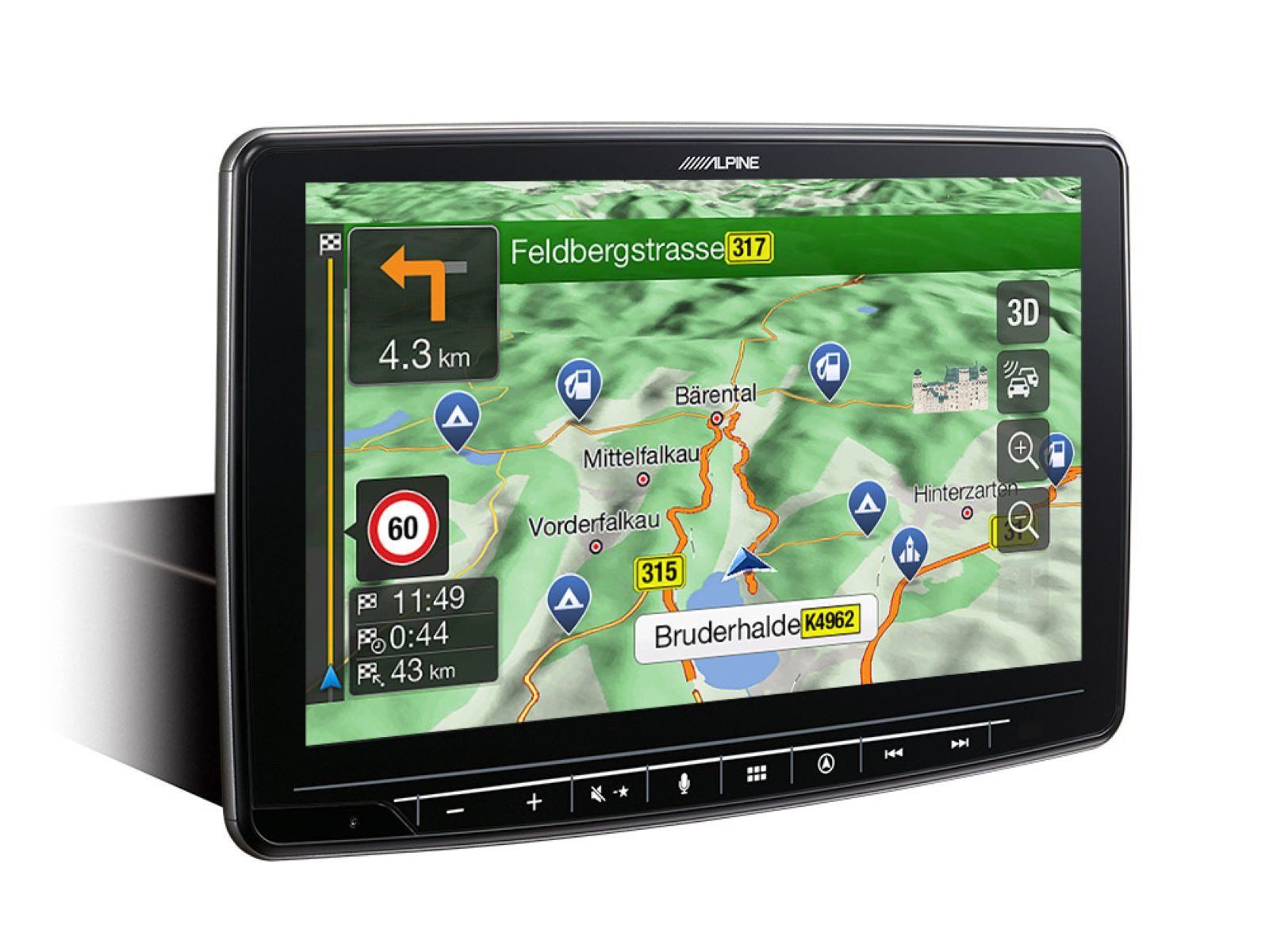 INE-F904DU Navi Ducato 3 Jumper 2 Boxer 2 1-DIN-Einbaugehäuse Autoradio