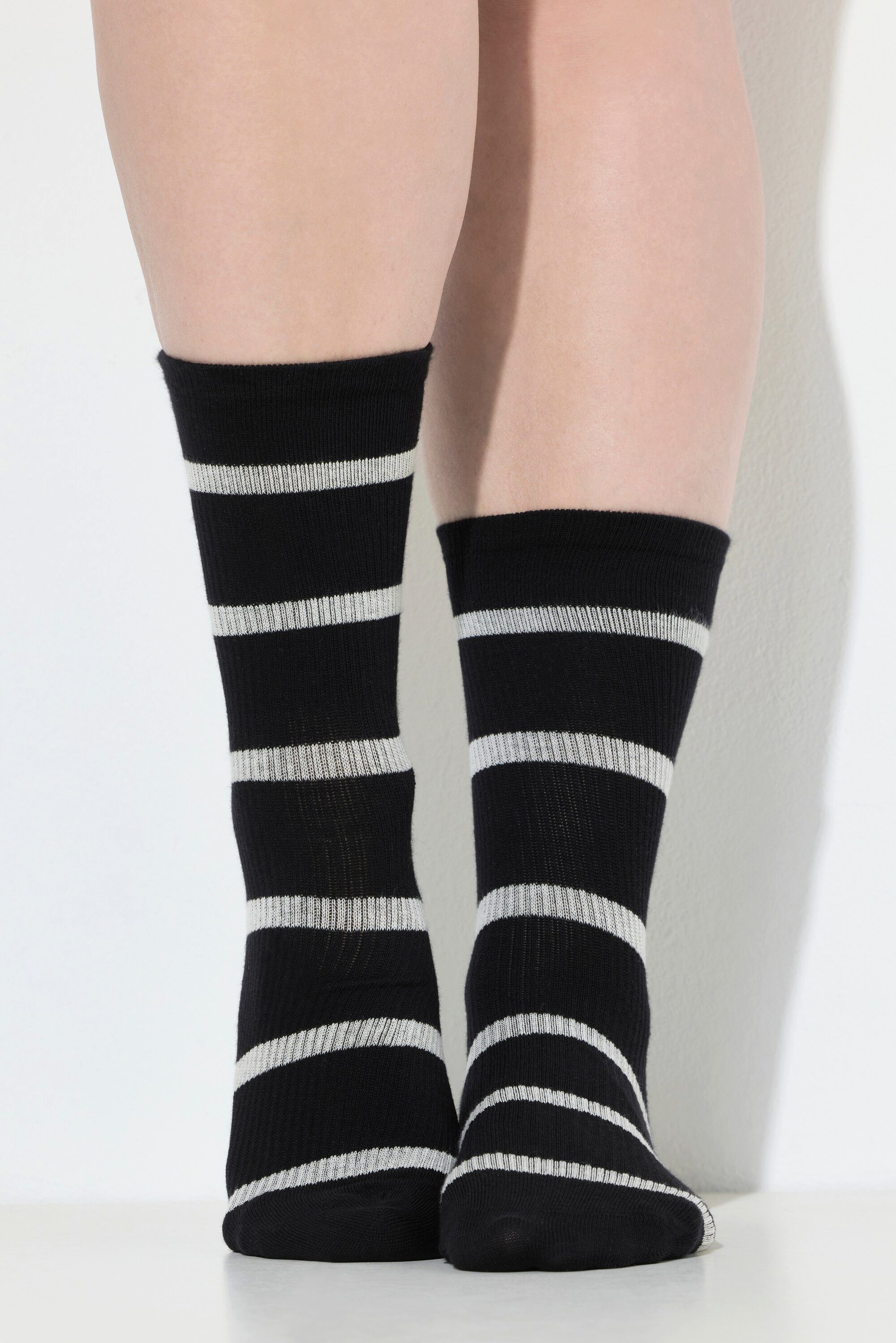 Ulla Popken Strümpfe Kompressions-Strümpfe Ringel