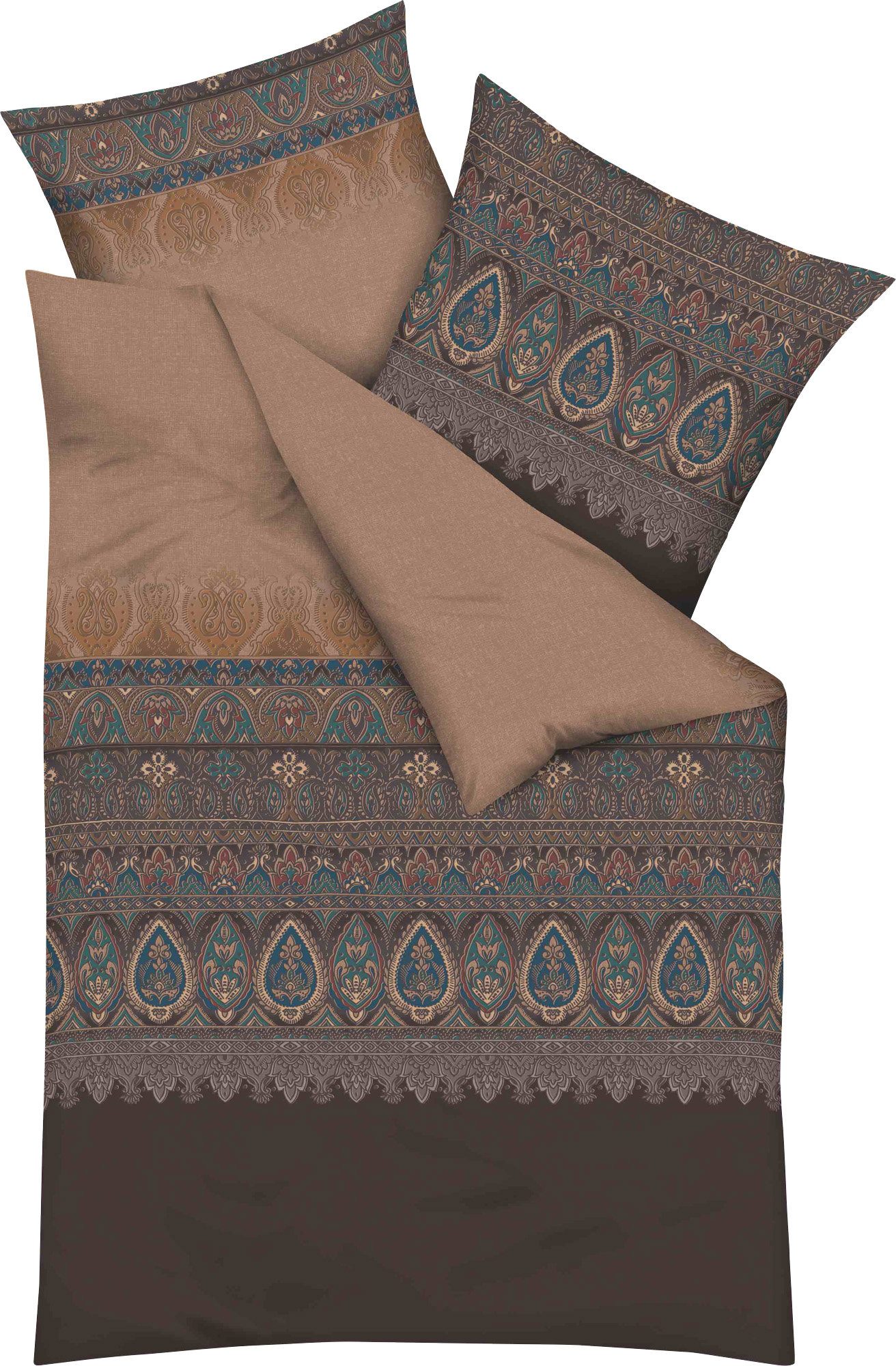 Kaeppel Bettwäsche Bettwäsche "Opulence", Mako-Satin, Mako-Satin Paisley/Ornamente