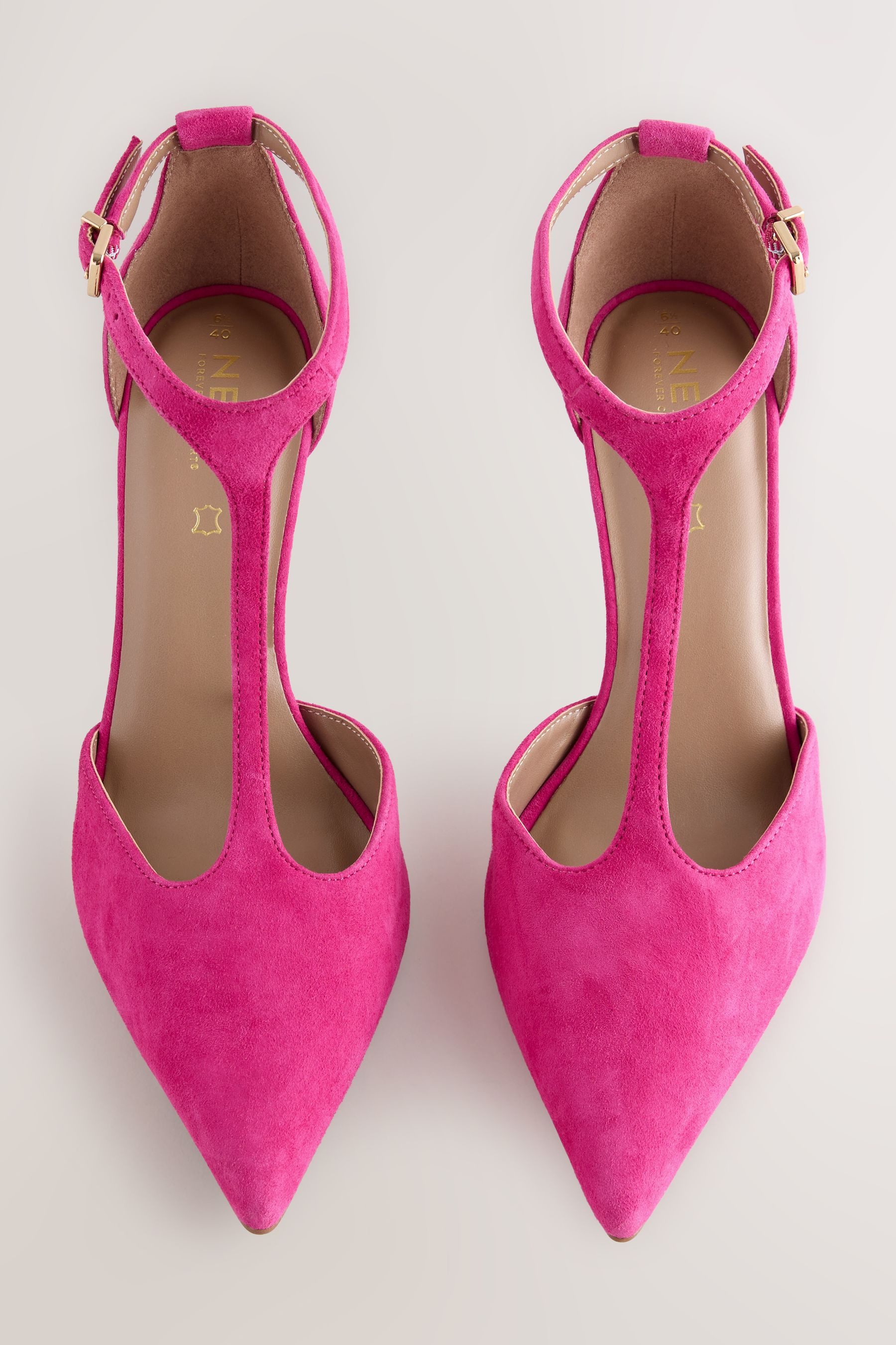 Next Forever Comfort® Absatzschuhe aus Leder mit T-Steg High-Heel-Sandalett günstig online kaufen