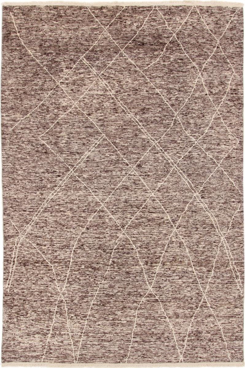 Orientteppich Berber Maroccan 200x300 Handgeknüpfter Moderner Orientteppich, Nain Trading, rechteckig, Höhe: 20 mm