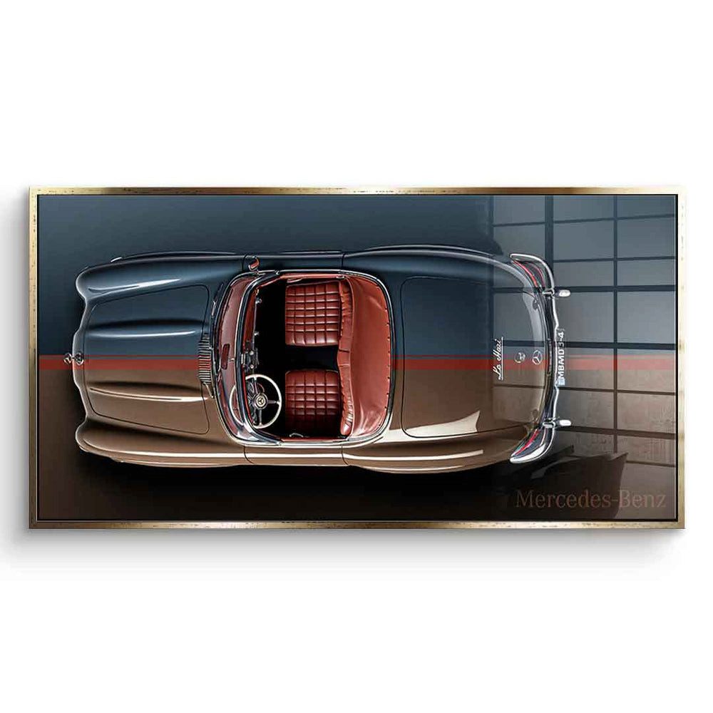DOTCOMCANVAS® Acrylglasbild Mercedes-Benz 300 SL Roadster - Acrylglas, Acrylglasbild Mercedes-Benz 300 SL Roadster Auto Kunstdruck Wandbild