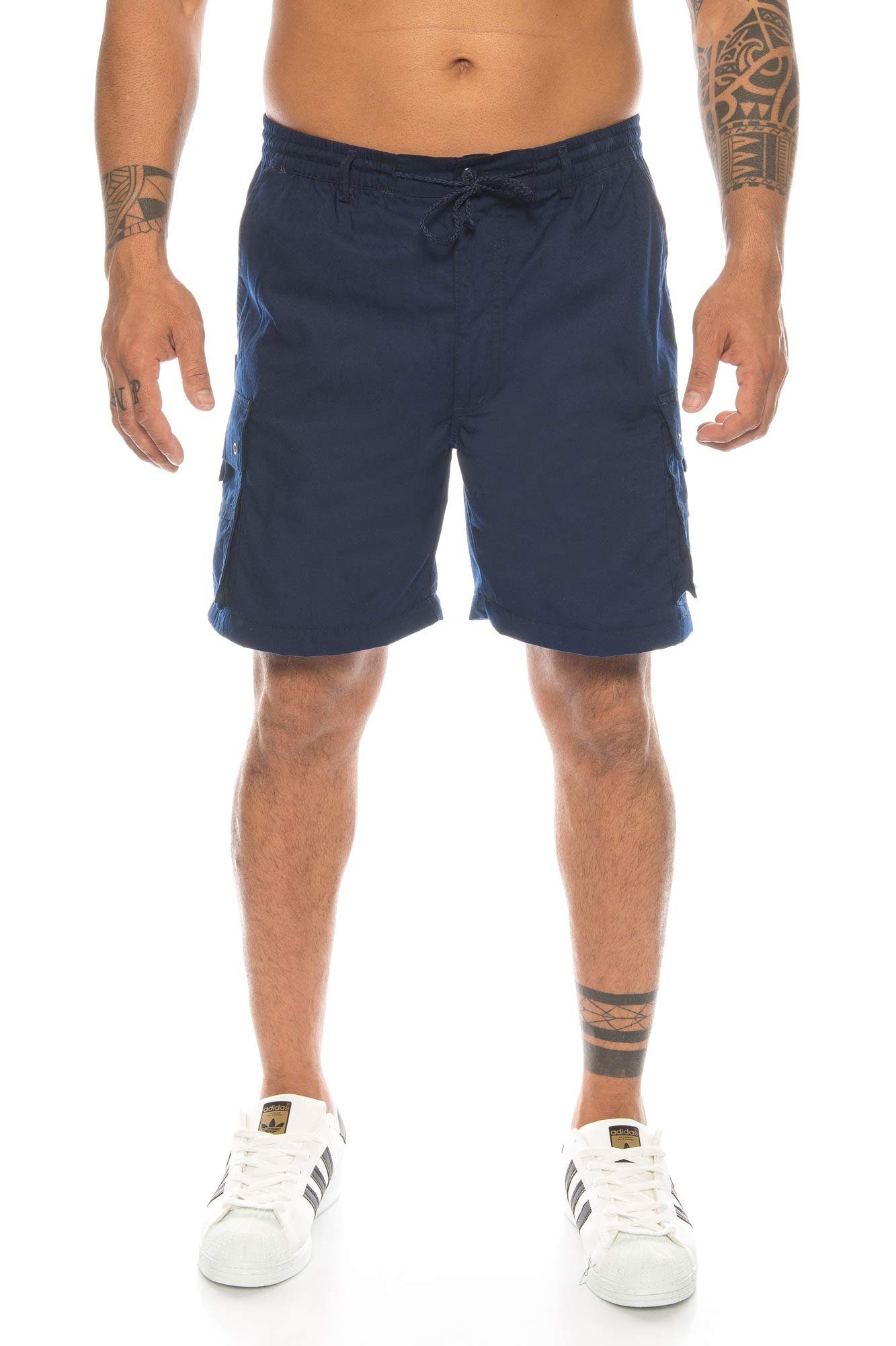 Kendindza Collection Cargobermudas Bermudas Herren Kurze Hose Herren 3/4 Hose Herren Cargo Taschen Abnehmbare Beine kurze Hose Herren Cargoshorts Herren Sommer