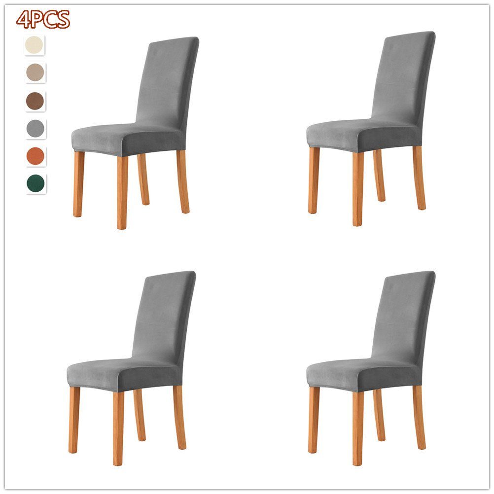XDeer Stuhlhusse Stuhlhussen,Stretch Stuhlhusse Esszimmerstuhl Hussen, günstig online kaufen