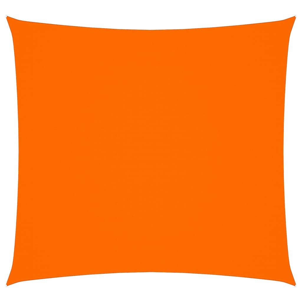 vidaXL Sonnensegel Sonnensegel Oxford-Gewebe Quadratisch 7x7 m Orange, (1-tlg)