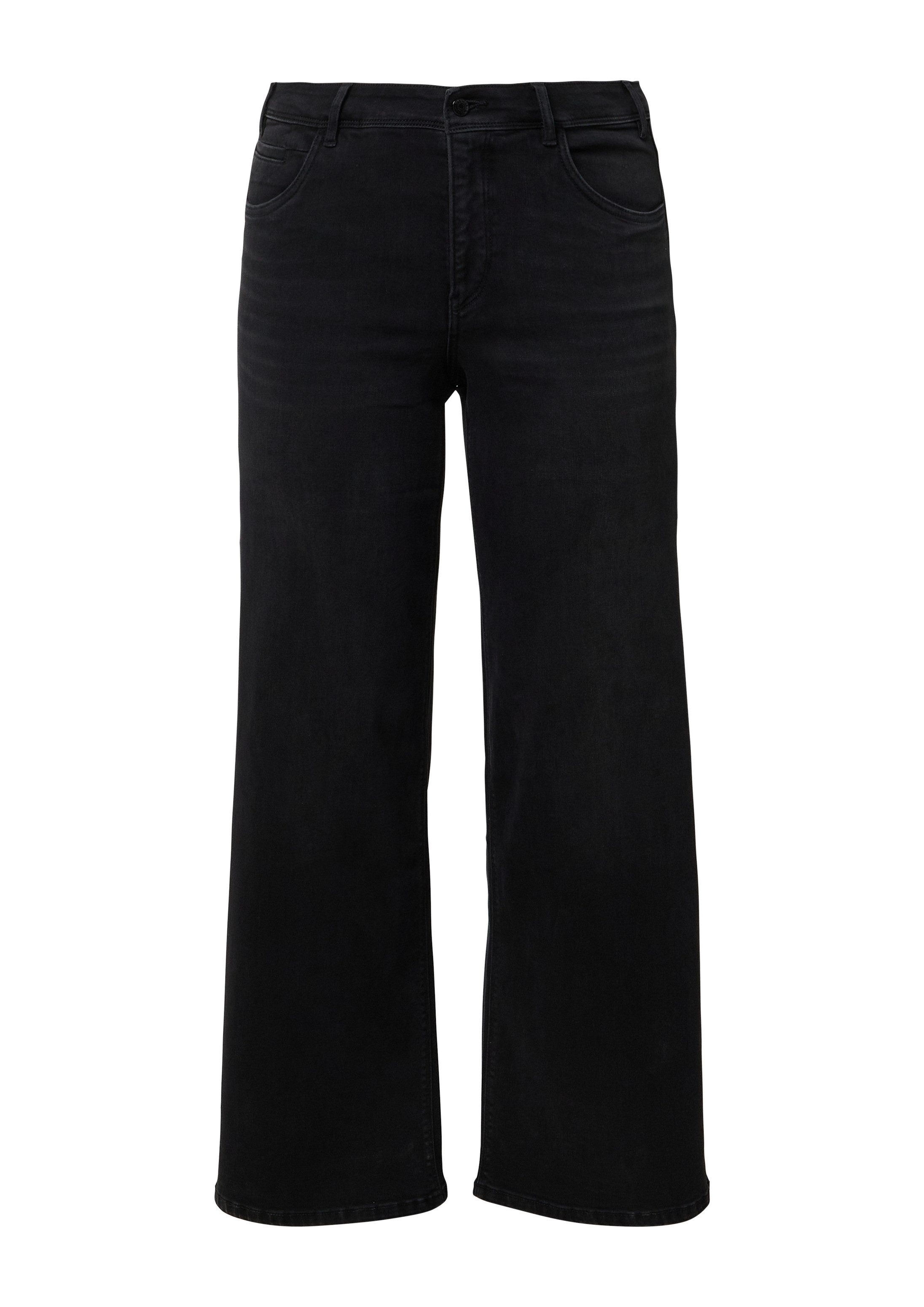 s.Oliver Weite Jeans Jeans-Hose Jeans / Mid Rise / Wide Fit – Bild 2 von 5