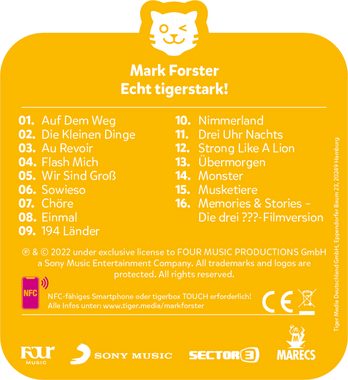 TigerMedia Hörspiel tigercard - Mark Forster - Echt tigerstark!