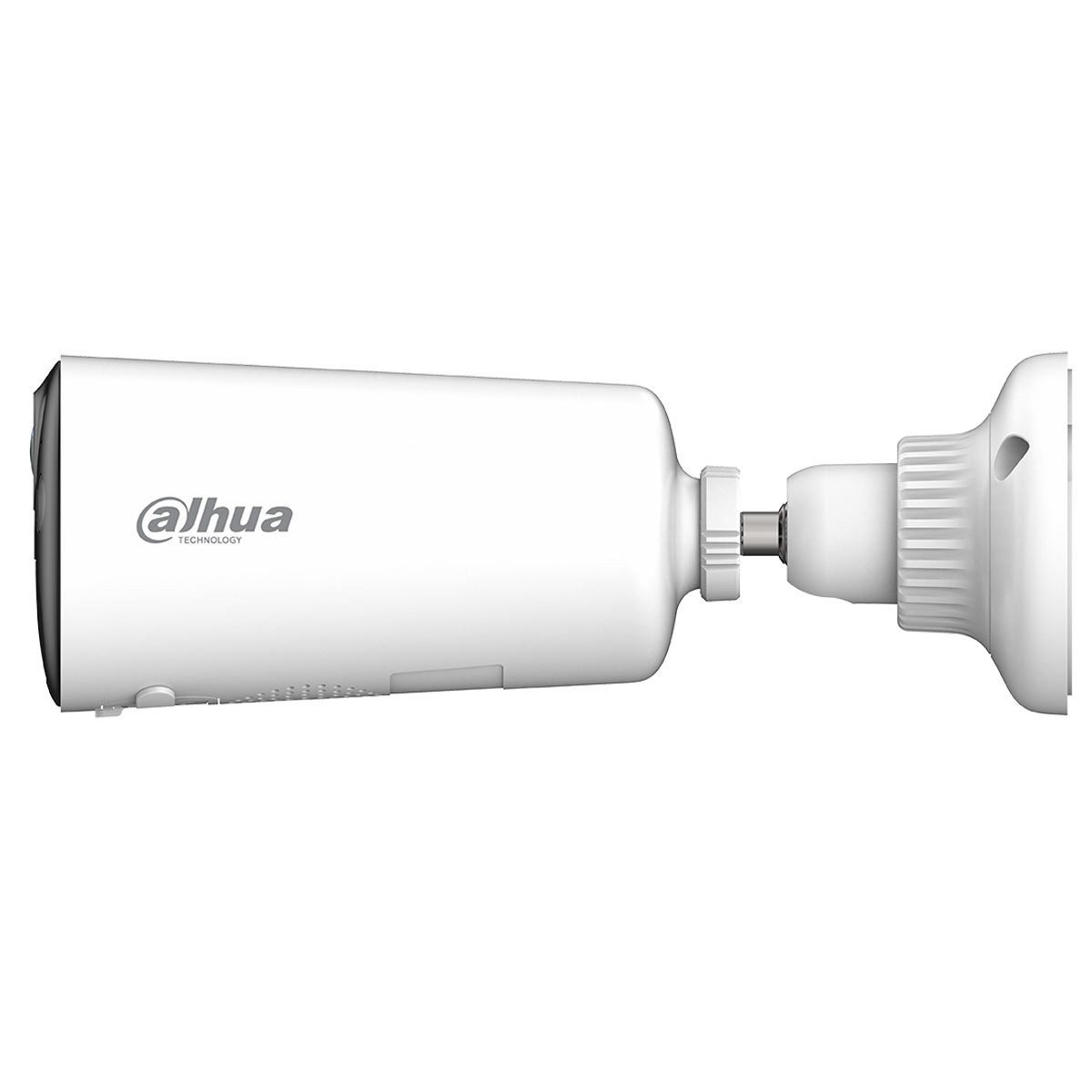 Dahua Überwachungskamera Apollo Bullet C1 4 MP Kit - batteriebetriebene Dualband WLAN (Außenbereich, inkl. Solarpanel, 100 % kabellos, Dualband-WLAN mit Wi-Fi 6, Aktive Abschreckung mit Licht und Sirene)