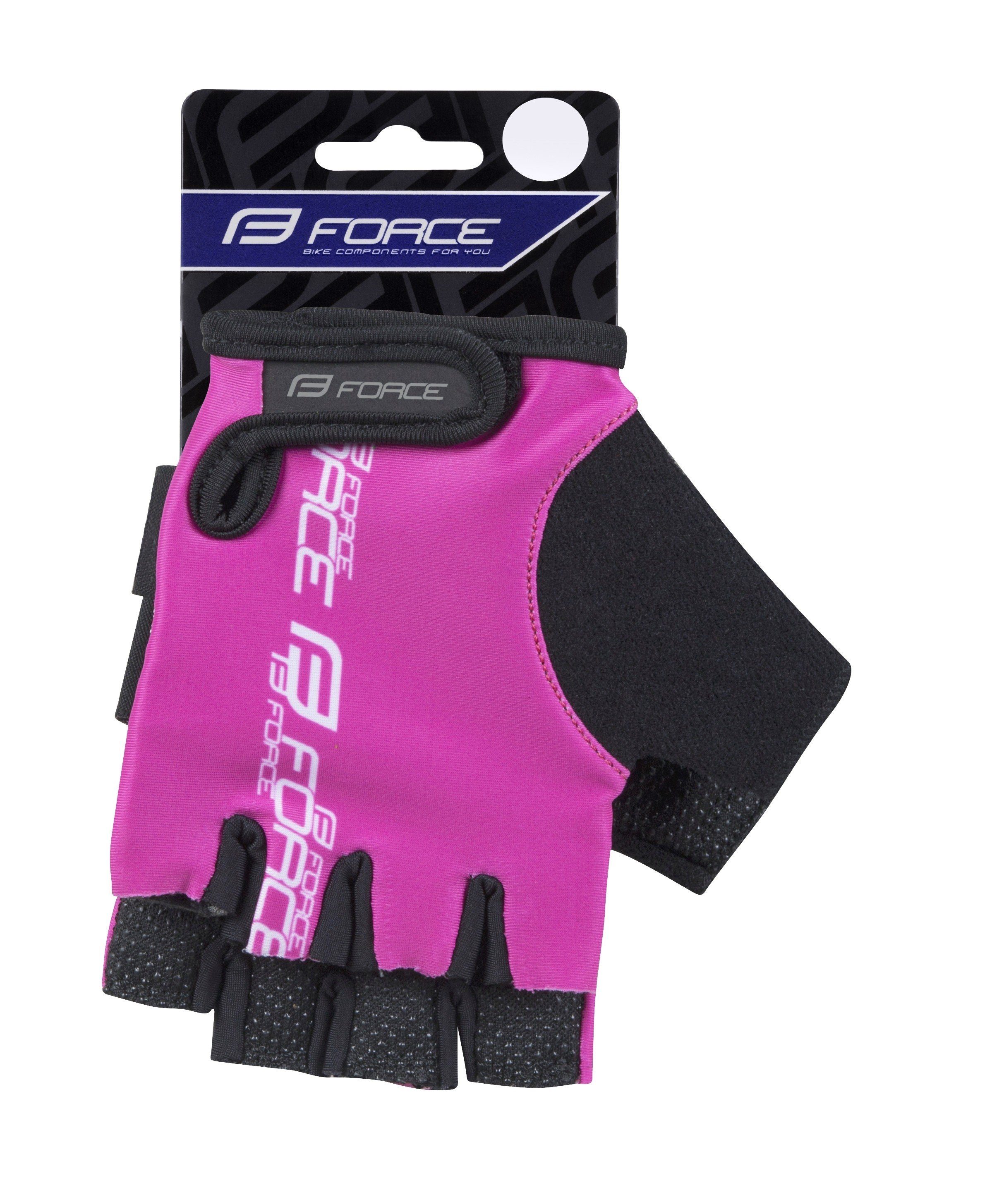 FORCE Fahrradhandschuhe pink FORCE Handschuhe KID