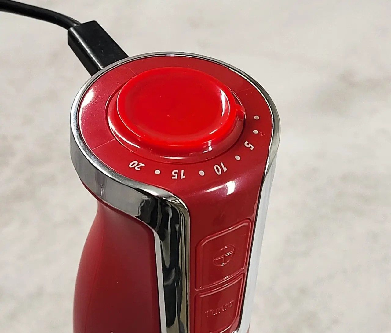 Royalty Line Stabmixer 3-in-1-Stabmixer Pürierstab Zerkleinerer Mixstab rot Royalty Line