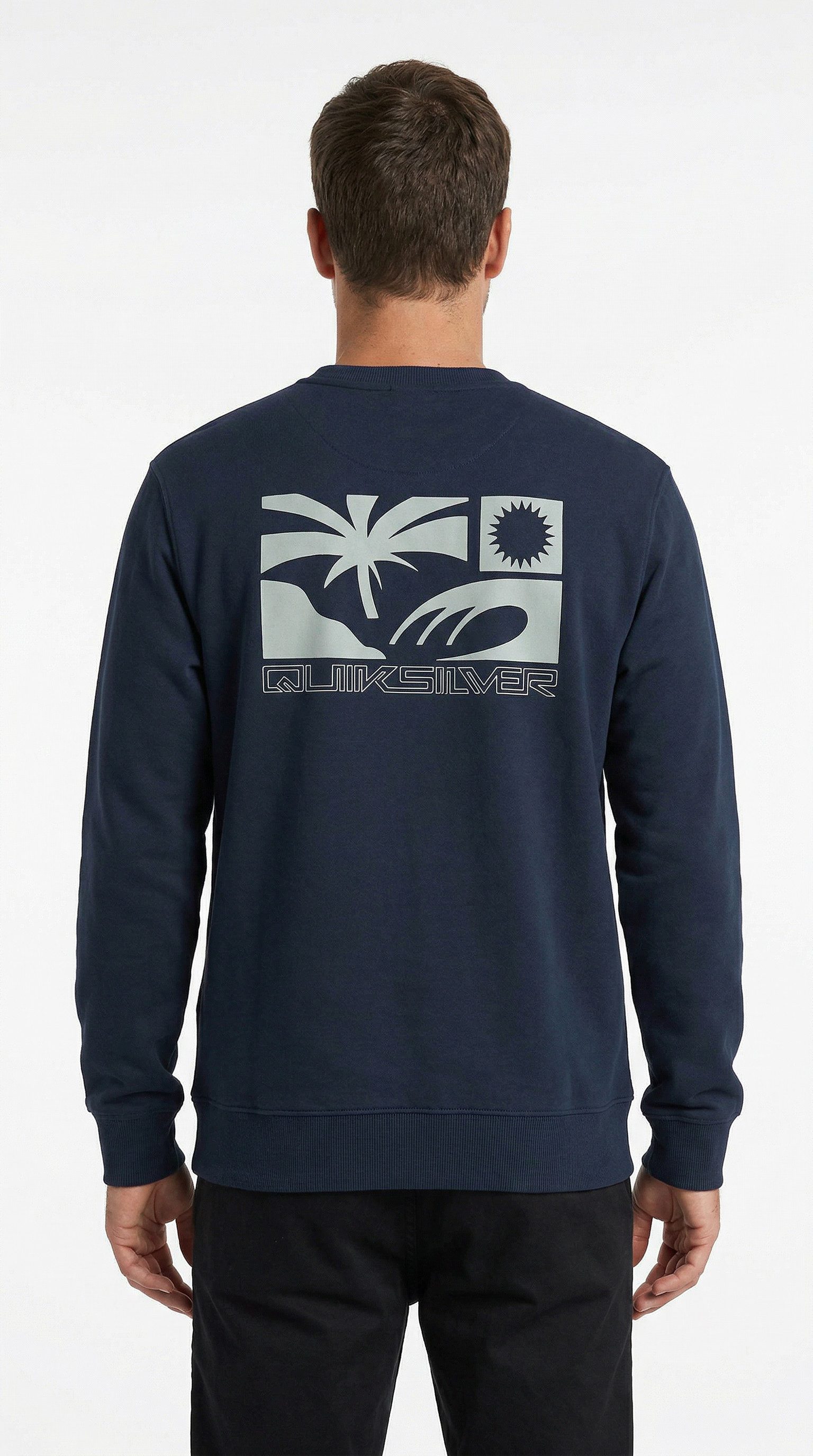 Quiksilver Sweatshirt BASIC GRAPHIC CREW sportlicher Stil, vielseitig einse günstig online kaufen