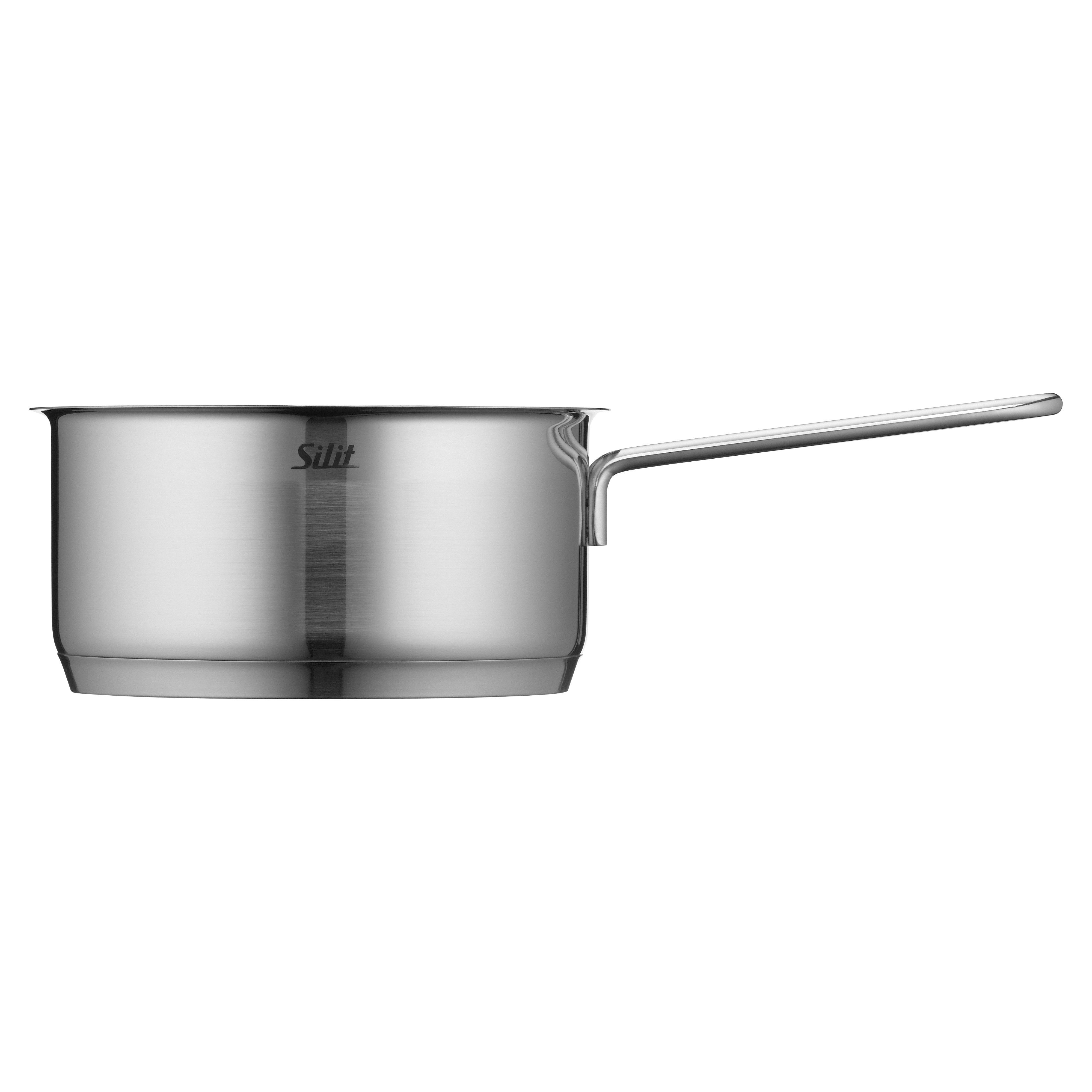 Silit Kasserolle Achat, Edelstahl 18/10 (1-tlg), rostfreier Edelstahl, Silitherm-Allherdboden, induktionsgeeignet