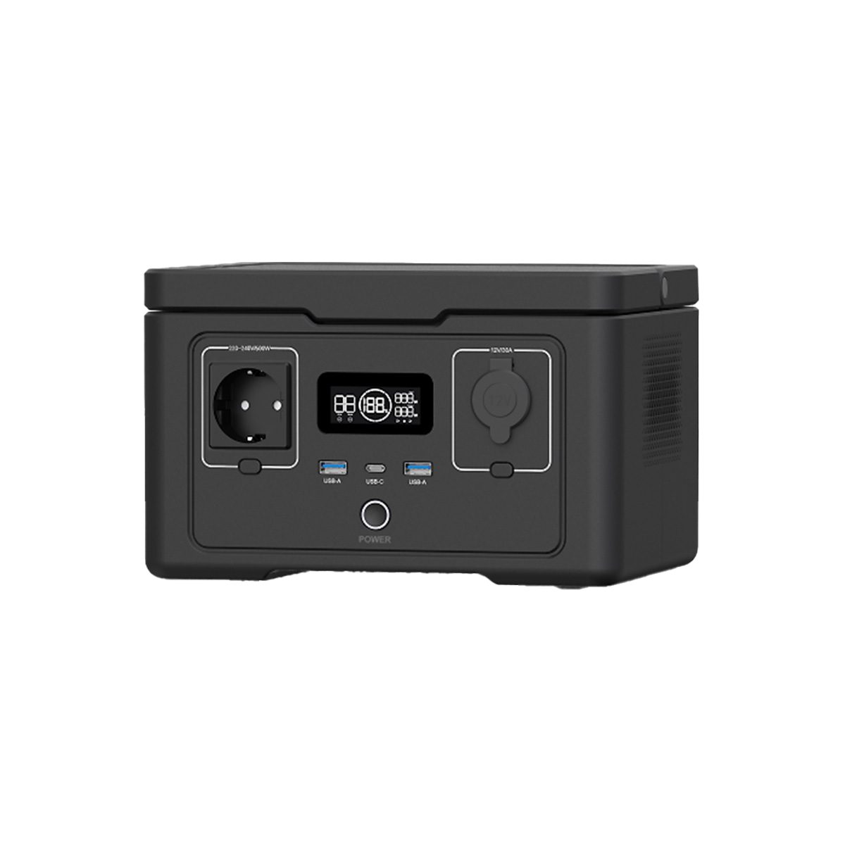 S03 plus, 600 Watt, 256Wh, LiFePO4, tragbarer Akku/Batterie Powerstation