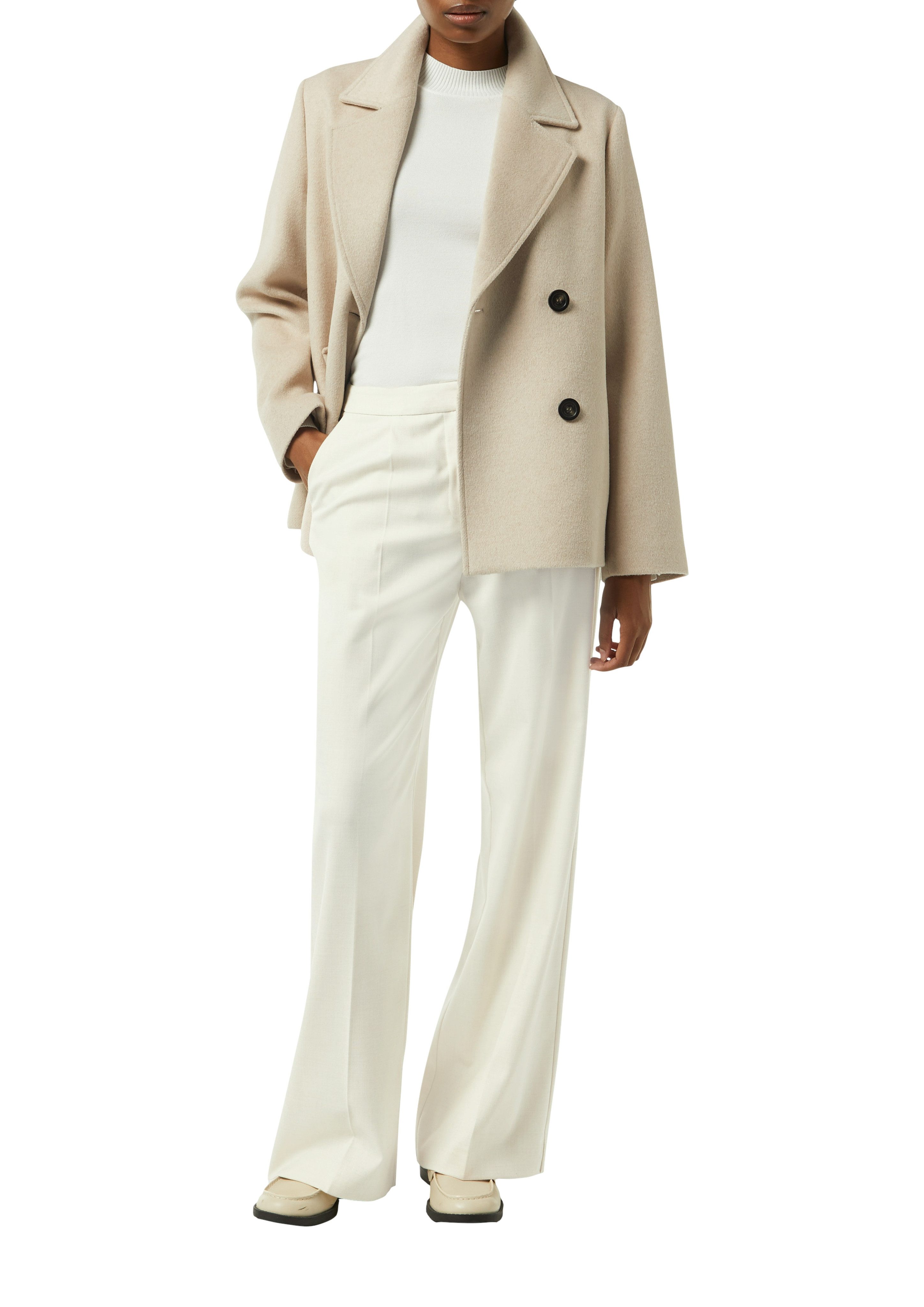 comma Stoffhose Sommerhose mit weitem Bein günstig online kaufen