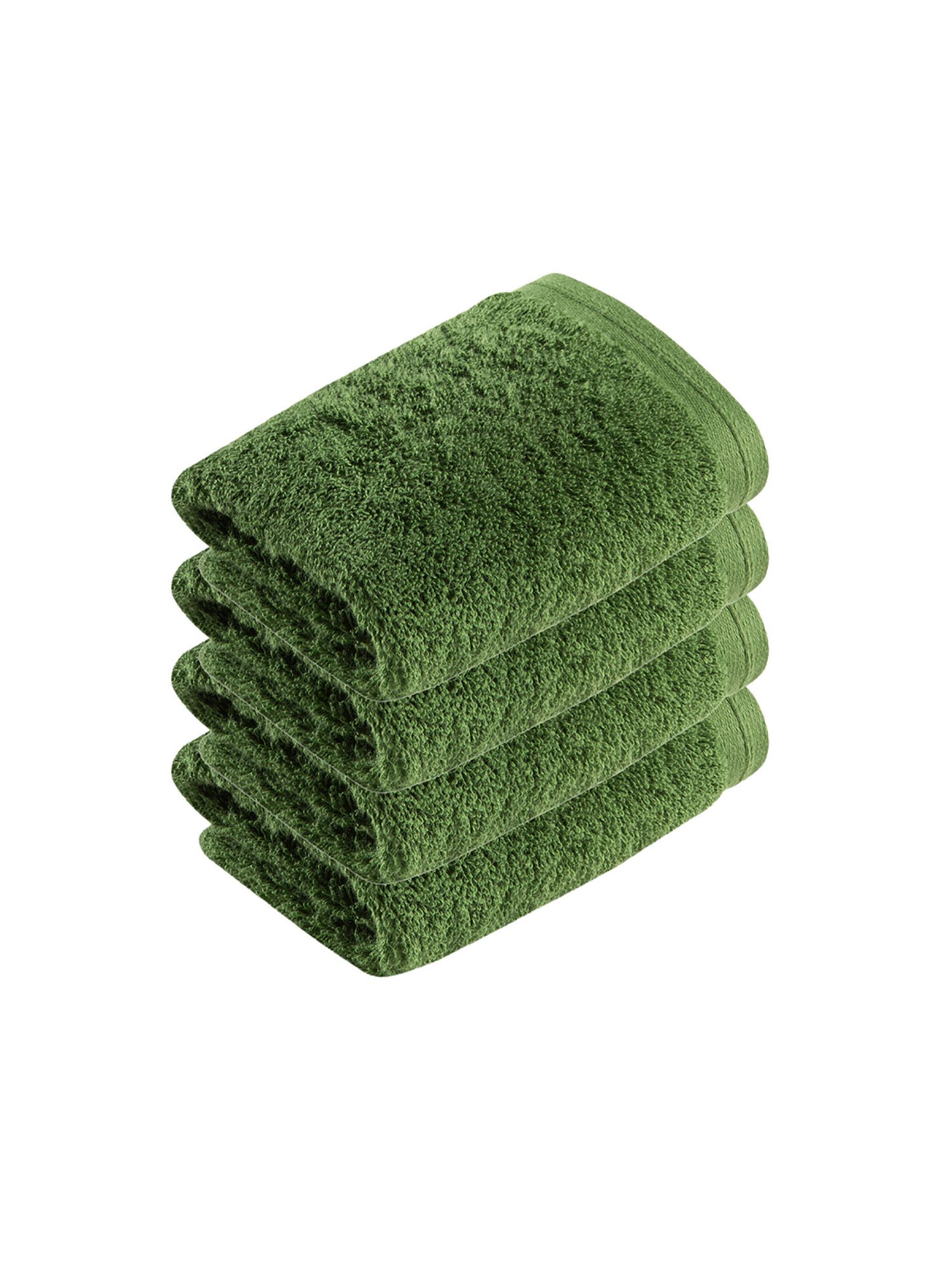 Vossen Seiftuch 4er Pack Seiftuch 30 x 30 cm Vegan Life, Frottier (Spar-Set, 4-St)