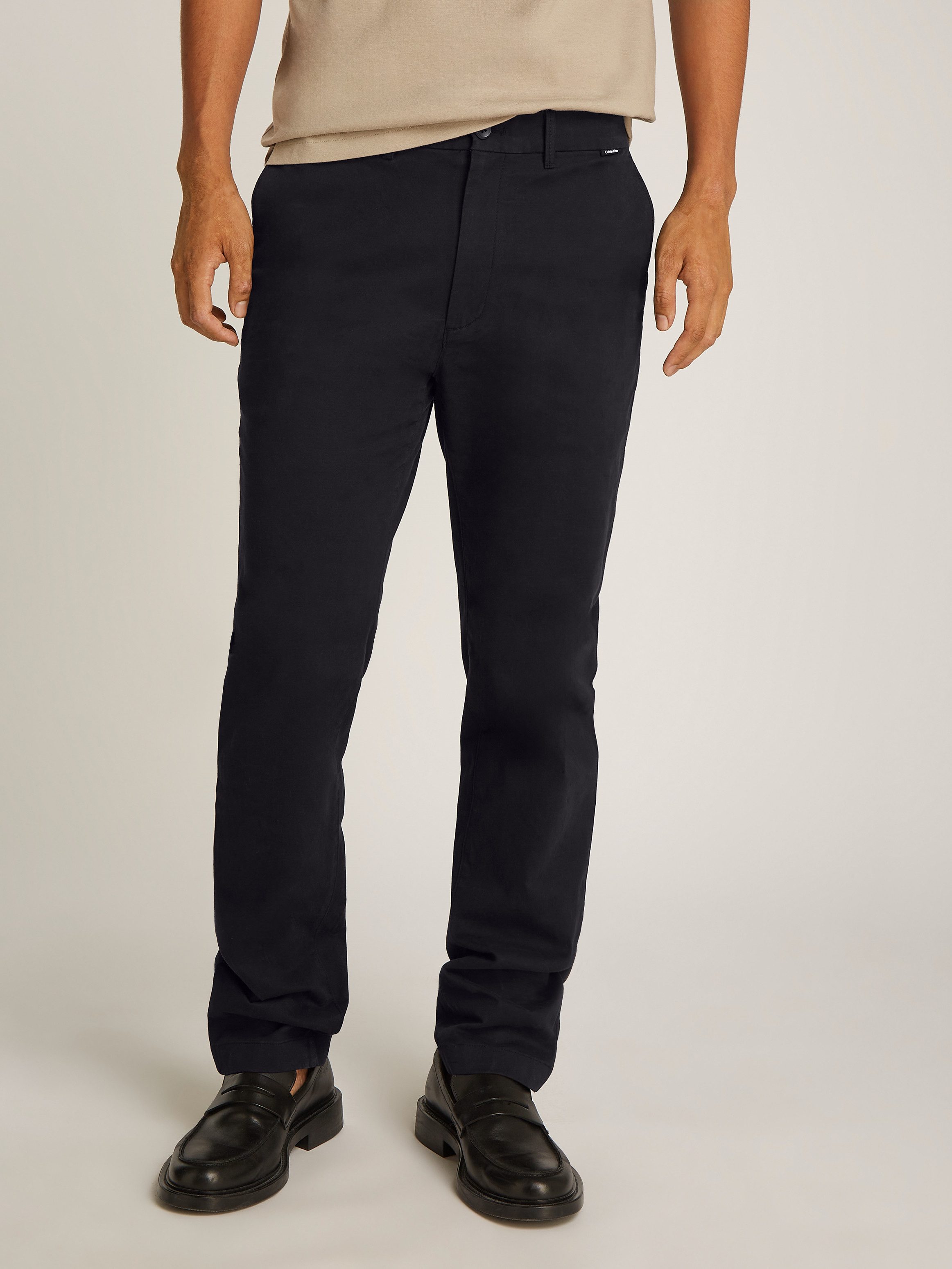 Calvin Klein Chinohose MODERN TWILL SLIM CHINO mit Logoprägung günstig online kaufen