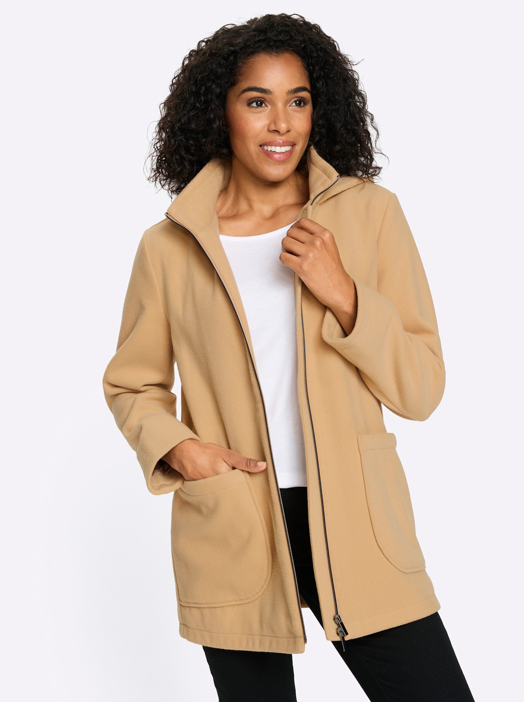 Sieh an! Allwetterjacke Jacke Langarm
