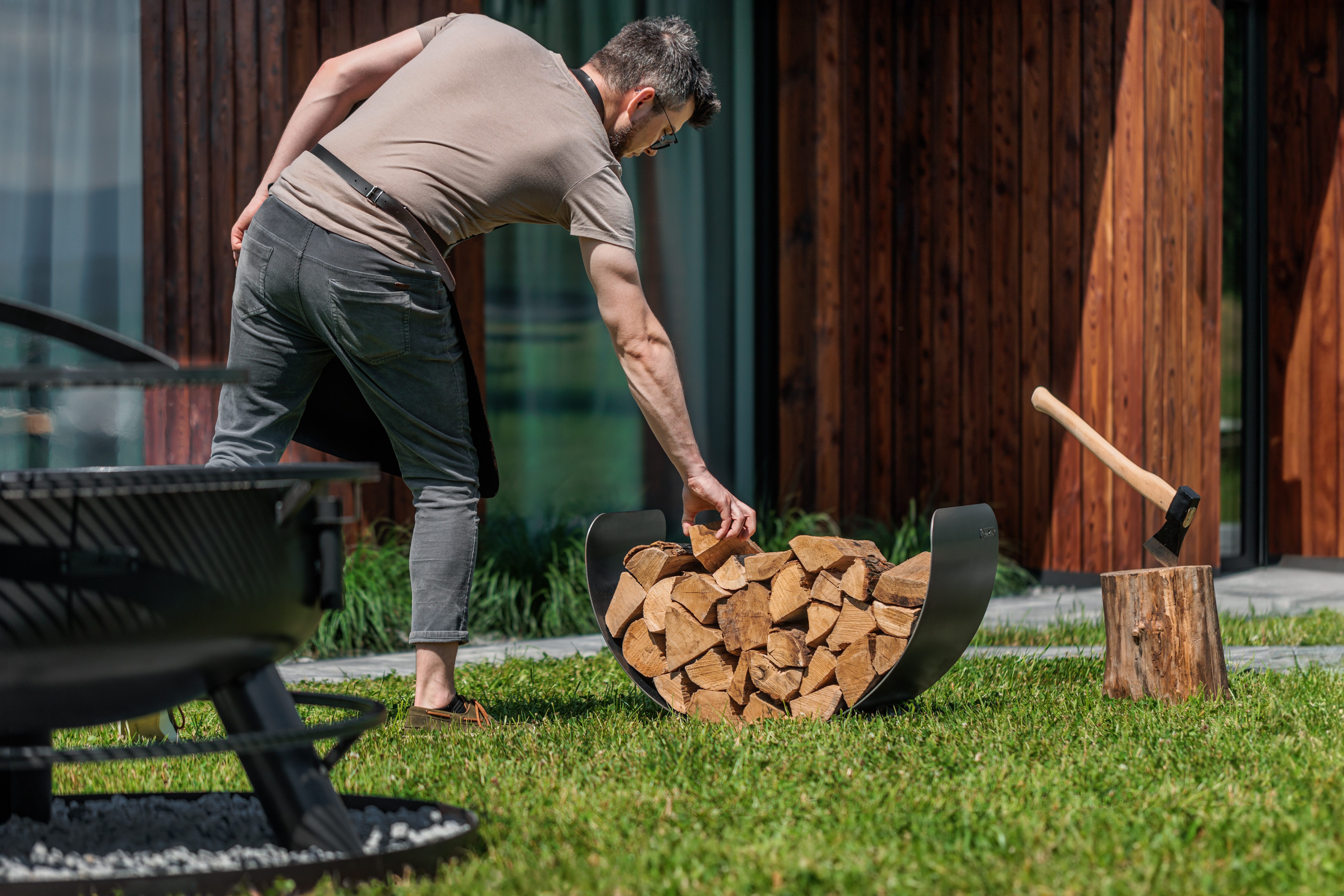 50NRTH Kaminholzregal Turyn 70, BxTxH:70x36x45 cm