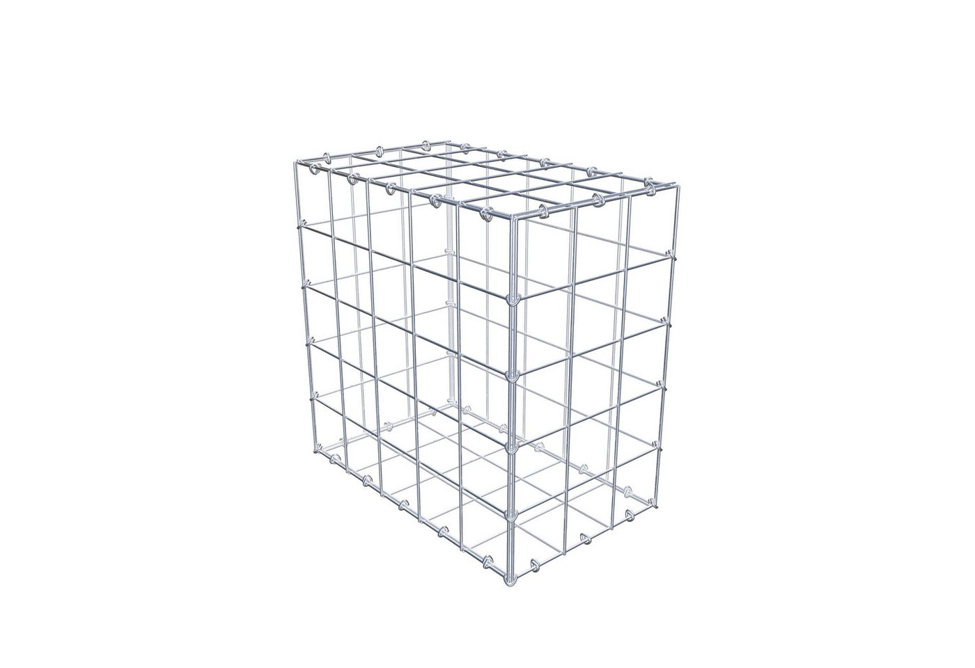 Thumbnail - Gabiona Gabionenzaun Gabione 50 cm x 50 cm x 30 cm (L x H x T), Maschenweite 10 cm x 10, (Gabione 50 cm x 50 cm x 30 cm ...