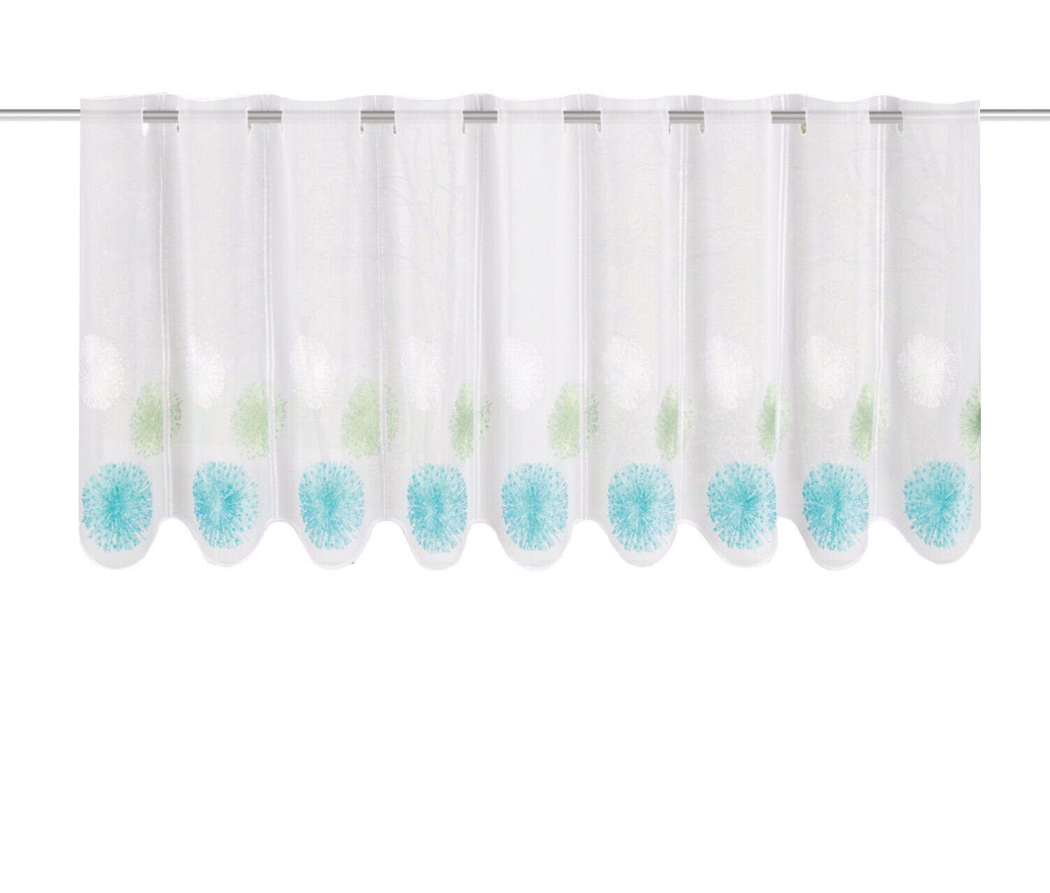 HOME WOHNIDEEN Scheibengardine Scheibengardine Rawlins 45x140cm (1 St), Ösen, transparent