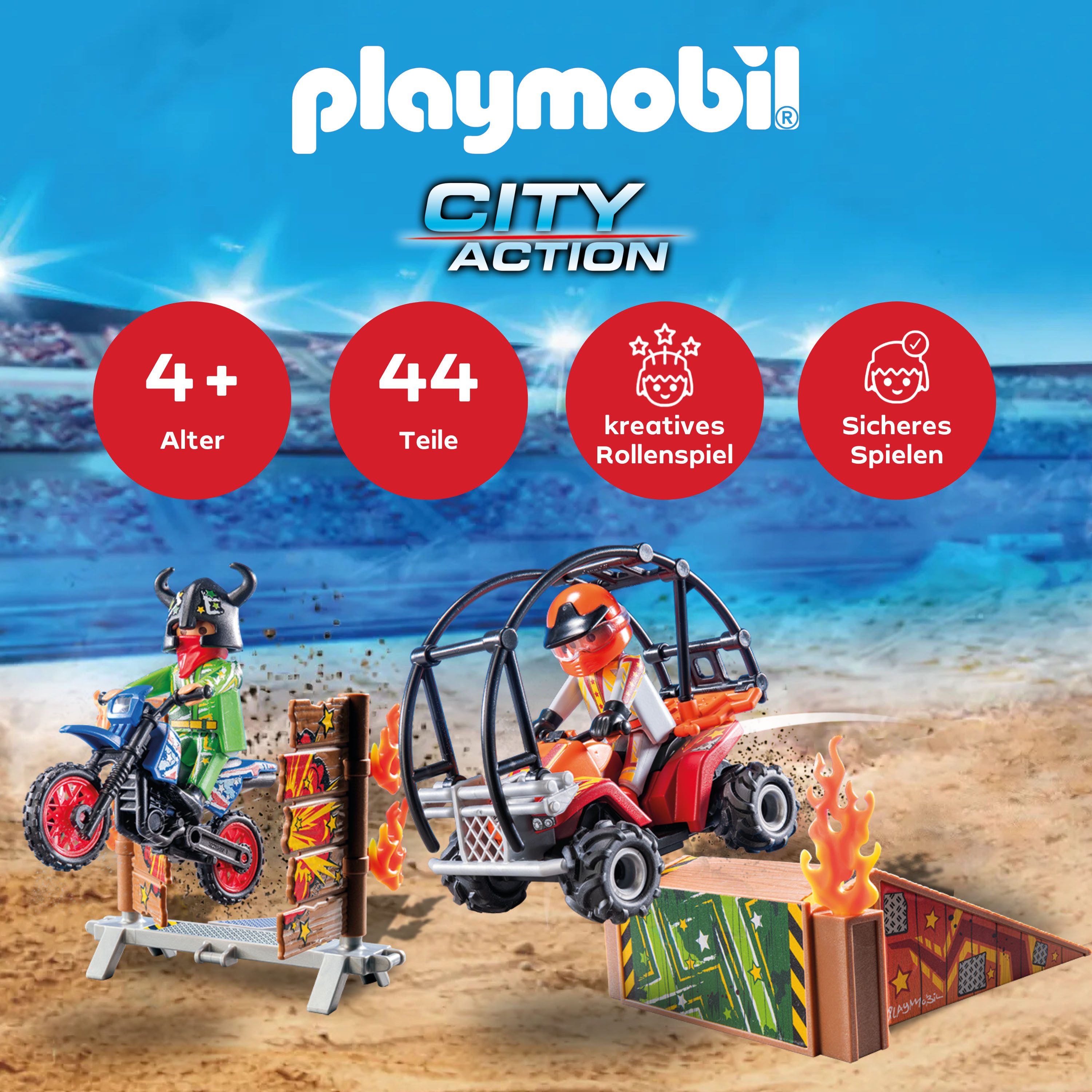 Playmobil® Stunt Show (71808), Playmobil Stunt Show Konstruktions-Spielset, günstig online kaufen