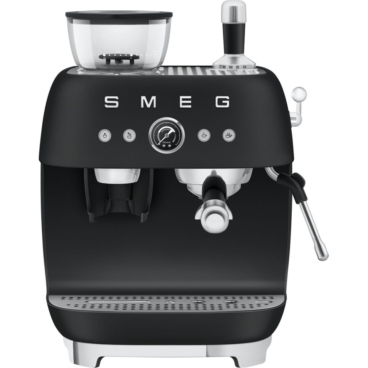 Smeg Siebträgermaschine EGF03BLMEU Siebträgermaschine matt schwarz
