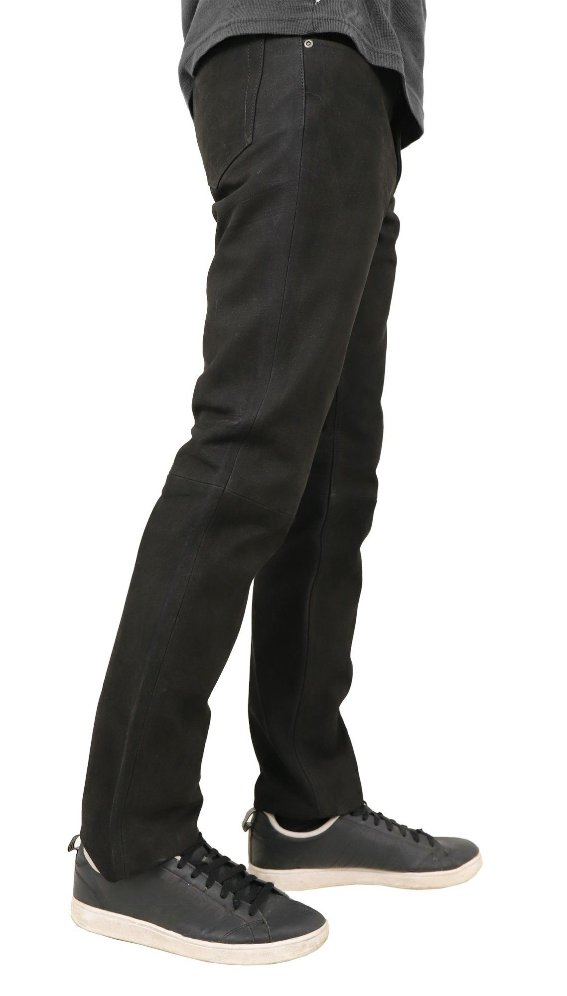 Maddox Lederhose Laurin MADDOX - Herren Lederhose Lammnubuk schwarz günstig online kaufen