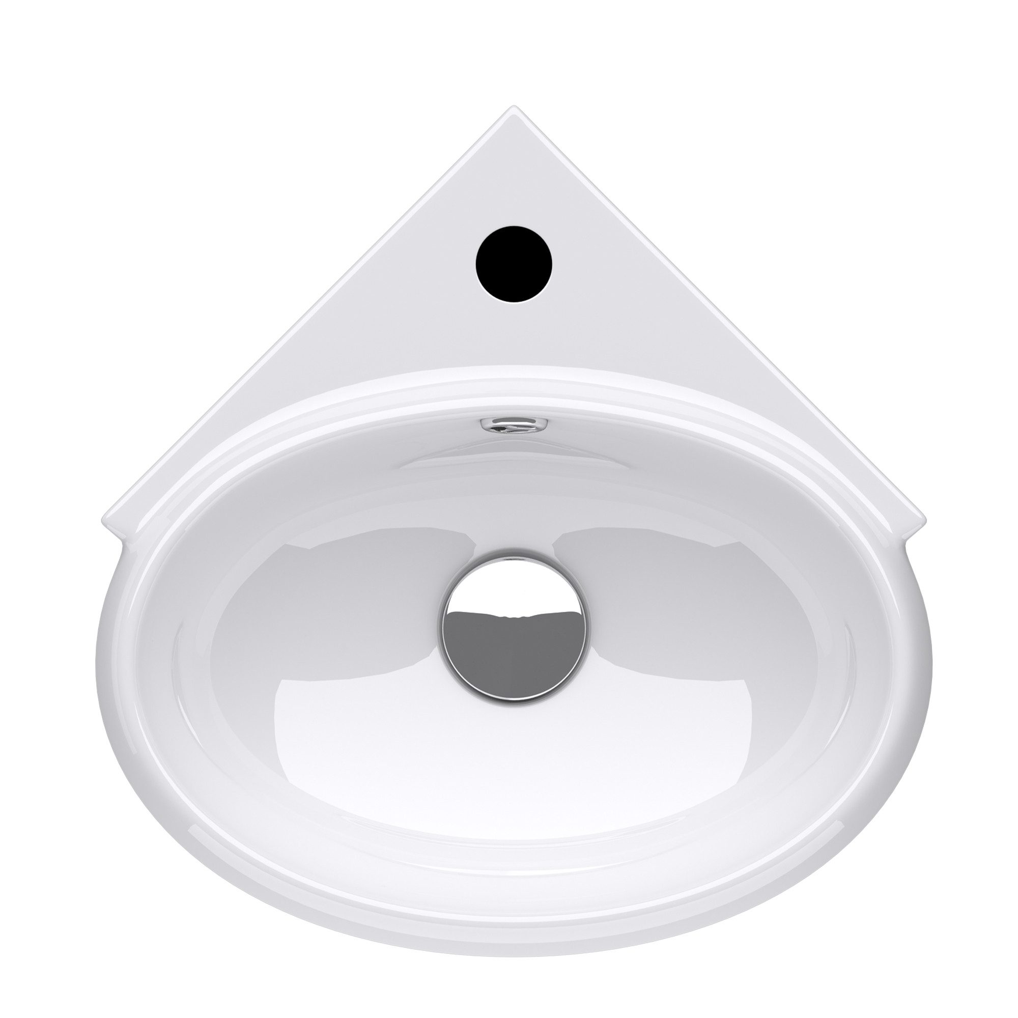 doporro Waschbecken Aufsatzwaschbecken Brüssel002 Eckwaschbecken Keramik Ha günstig online kaufen