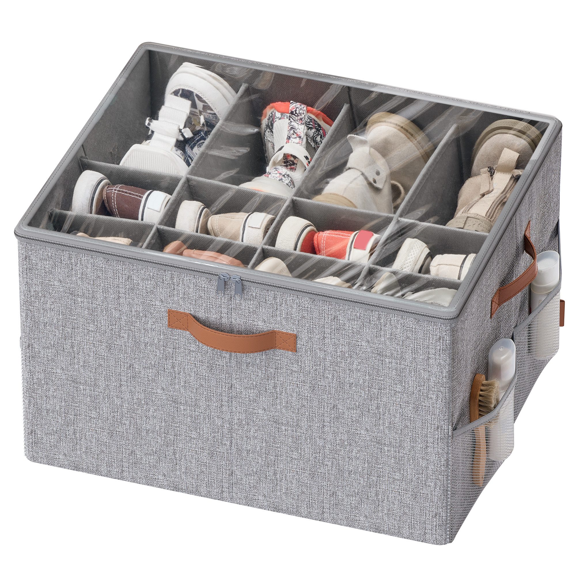 SONGMICS Aufbewahrungsbox Schuh-Organizer aus Stoff, Schuh-Organizer, Schuh günstig online kaufen