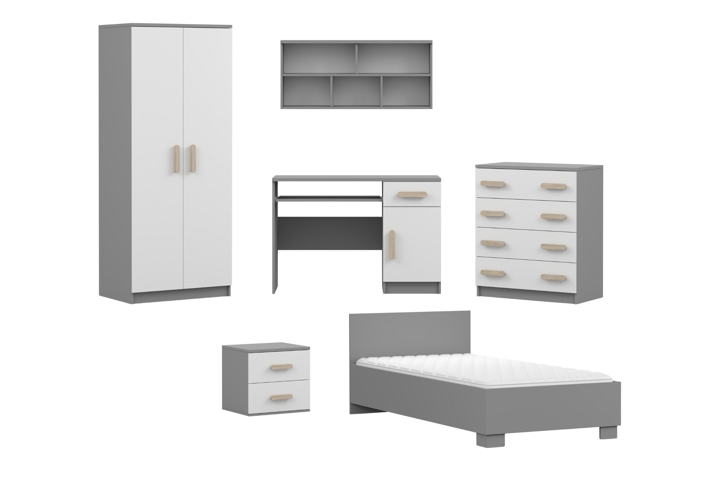 Deine Möbel 24 Jugendzimmer-Set INGE Jugendzimmer günstig online kaufen
