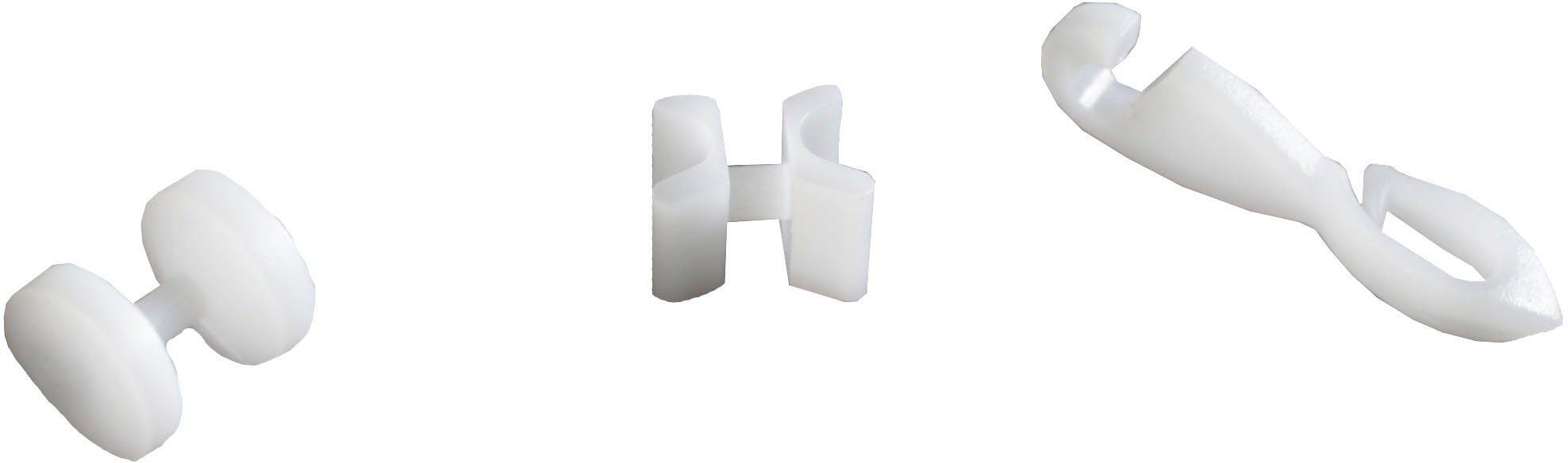 Home Basics Gardinengleiter Gleiterset, Gardinen, Schiebegardinen, günstig online kaufen