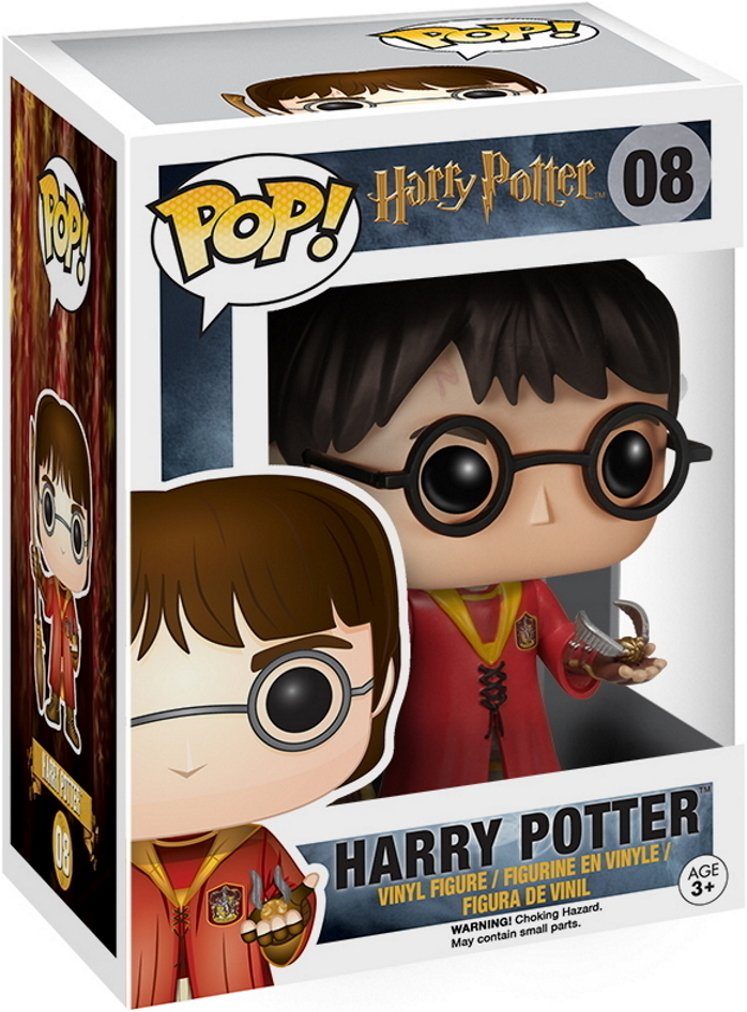 Funko Spielfigur Harry Potter - Harry in Quidditch Uniform 08 Pop!