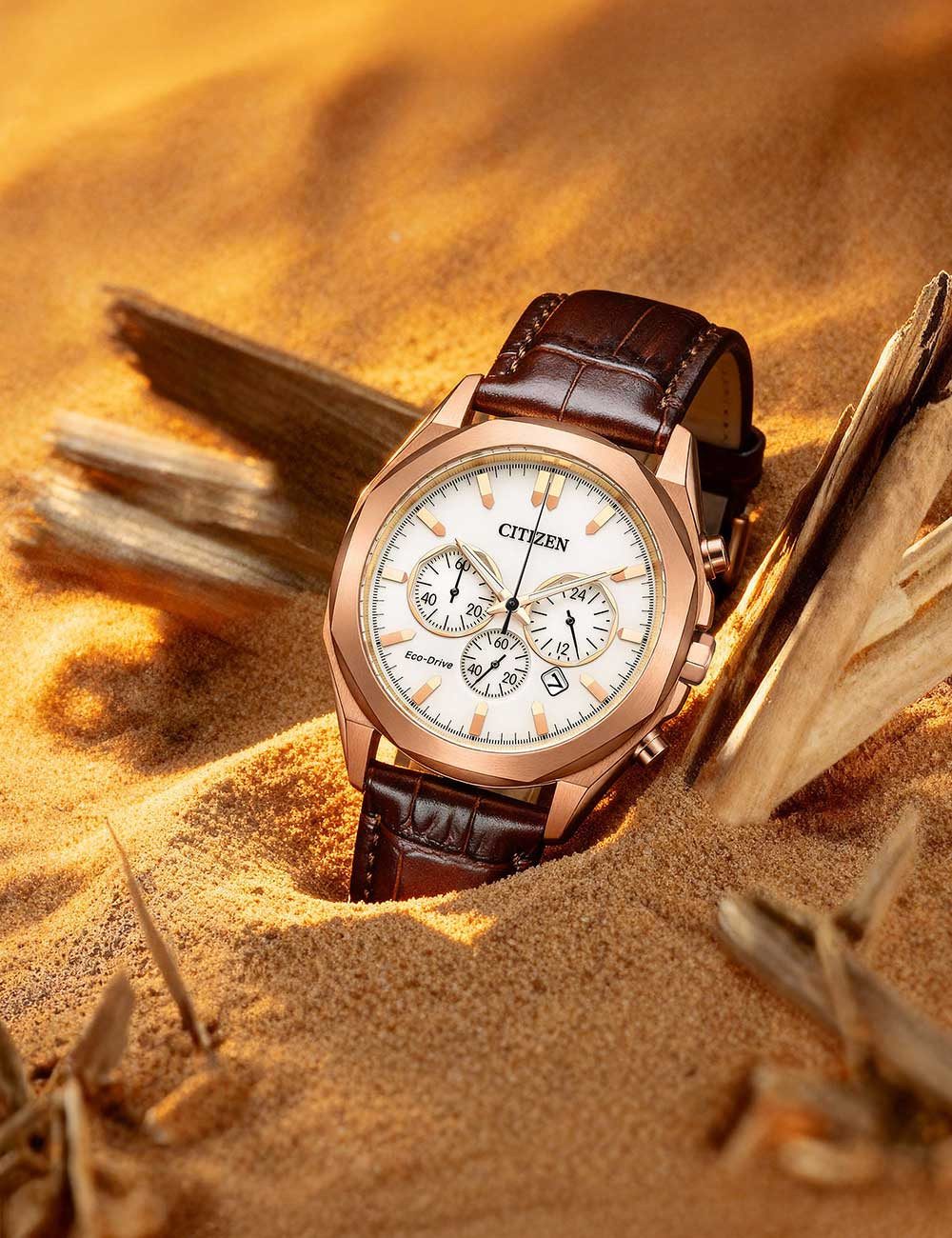 Citizen Quarzuhr Citizen CA4593-15A Herrenuhr Eco-Drive Chronograph 41mm 10ATM Citizen CA4593-15A Herrenuhr Eco-Drive Chronograph 41mm 10ATM