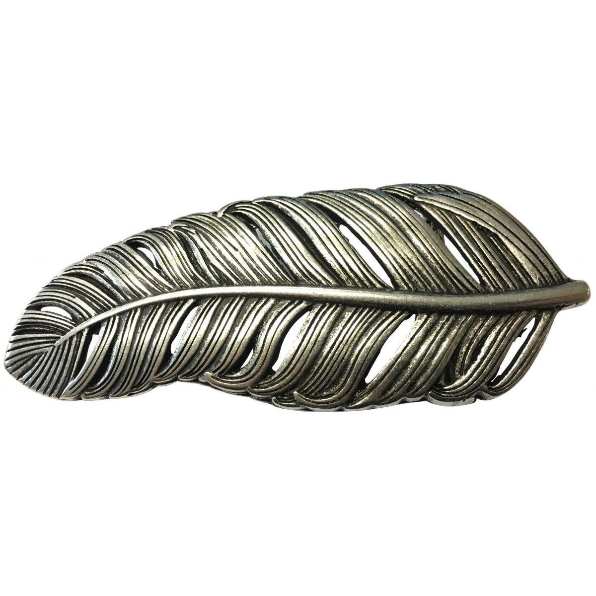 Gürtelschnalle Feder 4,0 cm - Buckle Wechselschließe Gürtelschließe 40mm - Gürtel bis
