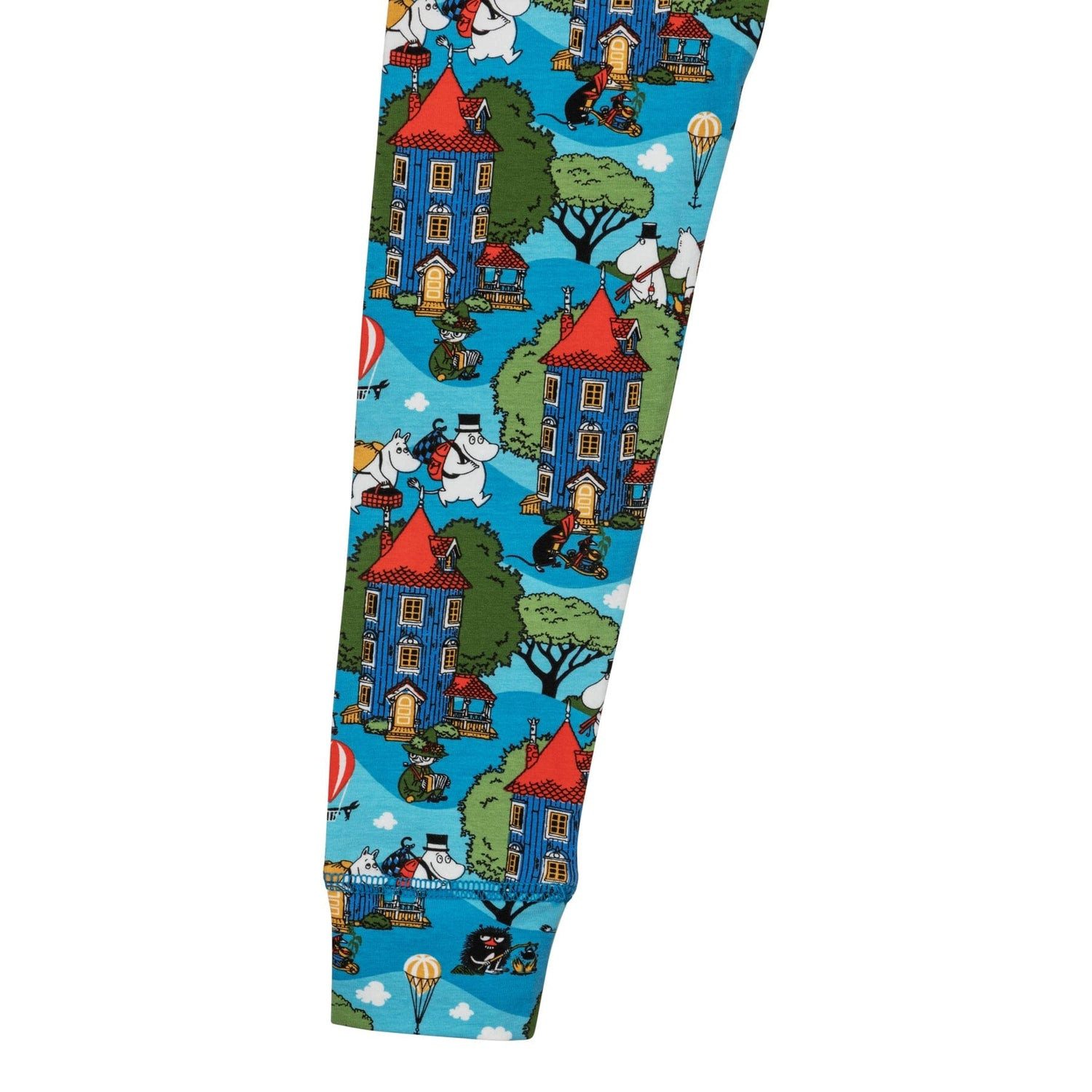 Moomin by Martinex Lange Unterhose MOOMIN – Kinder-Leggings „Home Yard Long Johns“ Blau