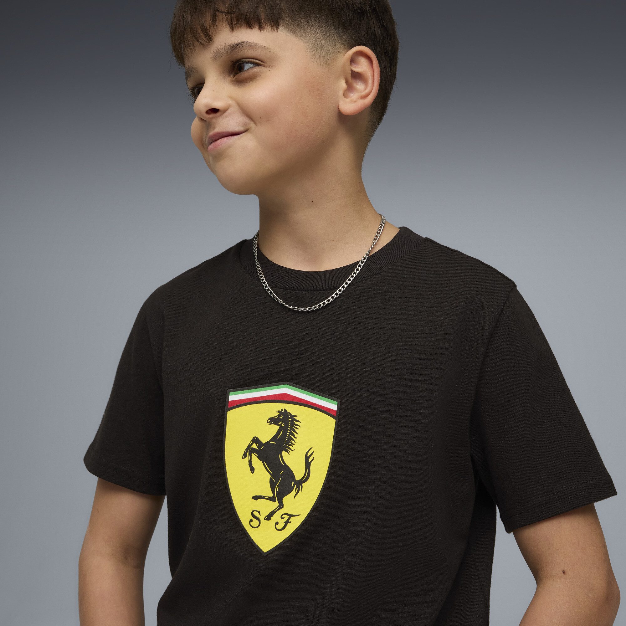 PUMA T-Shirt Scuderia Ferrari Coloured Shield T-Shirt Jugendliche