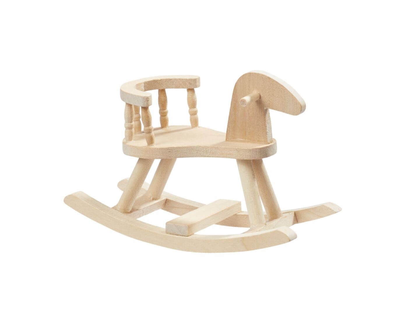 HobbyFun Wichtel Miniatur Schaukelpferd - Wichtel- und Puppenstube günstig online kaufen