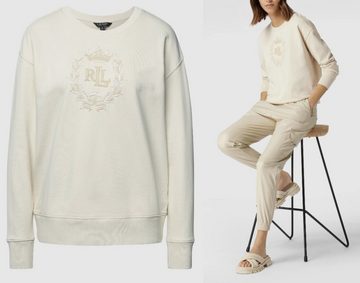 Ralph Lauren Sweatshirt LAUREN RALPH LAUREN Sweatshirt Embellished Sweater Pulli Jumper Pullo