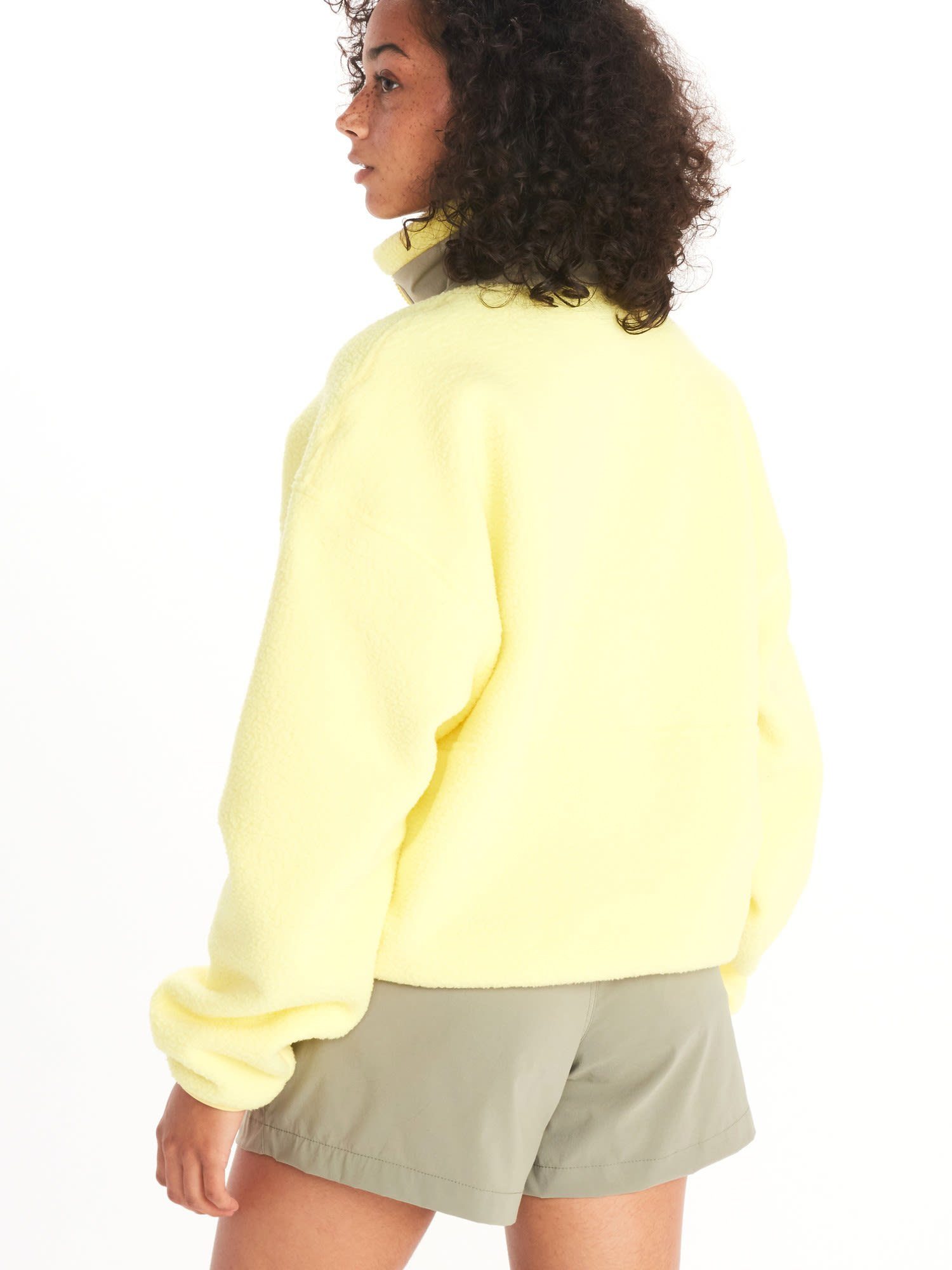 - Vetiver W Recycled 94 E.c.o. Marmot Marmot Damen Fleecepullover Light Sweater Yellow Fleece