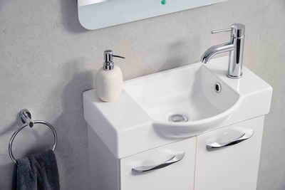 FACKELMANN Waschbecken Gäste-WC, Keramik, Breite 54,5 cm, für Gäste-WC