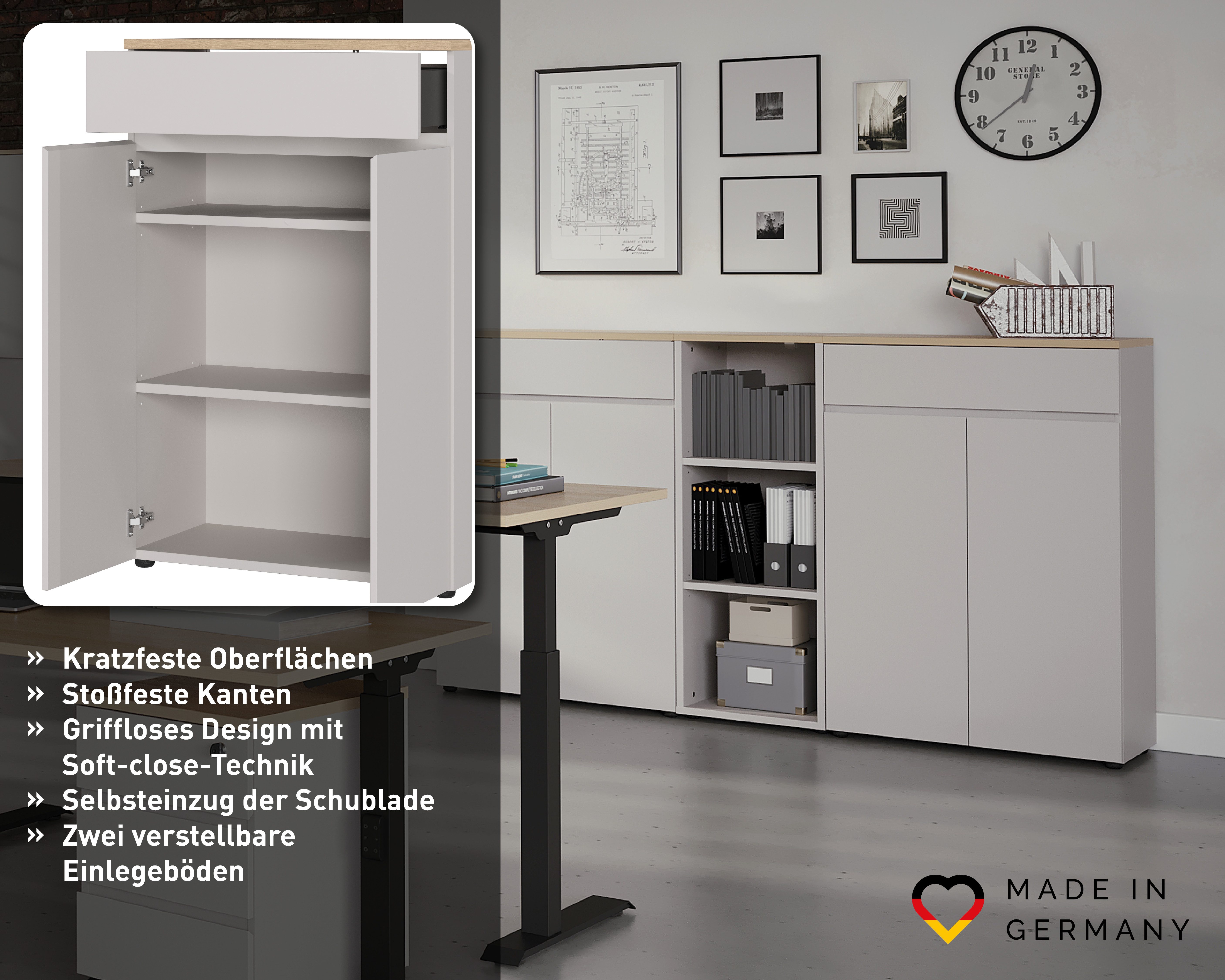 GERMANIA Aktenschrank Lissabon (1-St)
