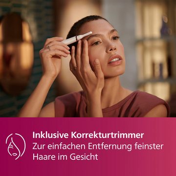 Philips IPL-Haarentferner Lumea S7000 BRI921/00, 250000 Lichtimpulse, 2 Aufsätze (Körper und Gesicht), inkl. Präzisionstrimmer