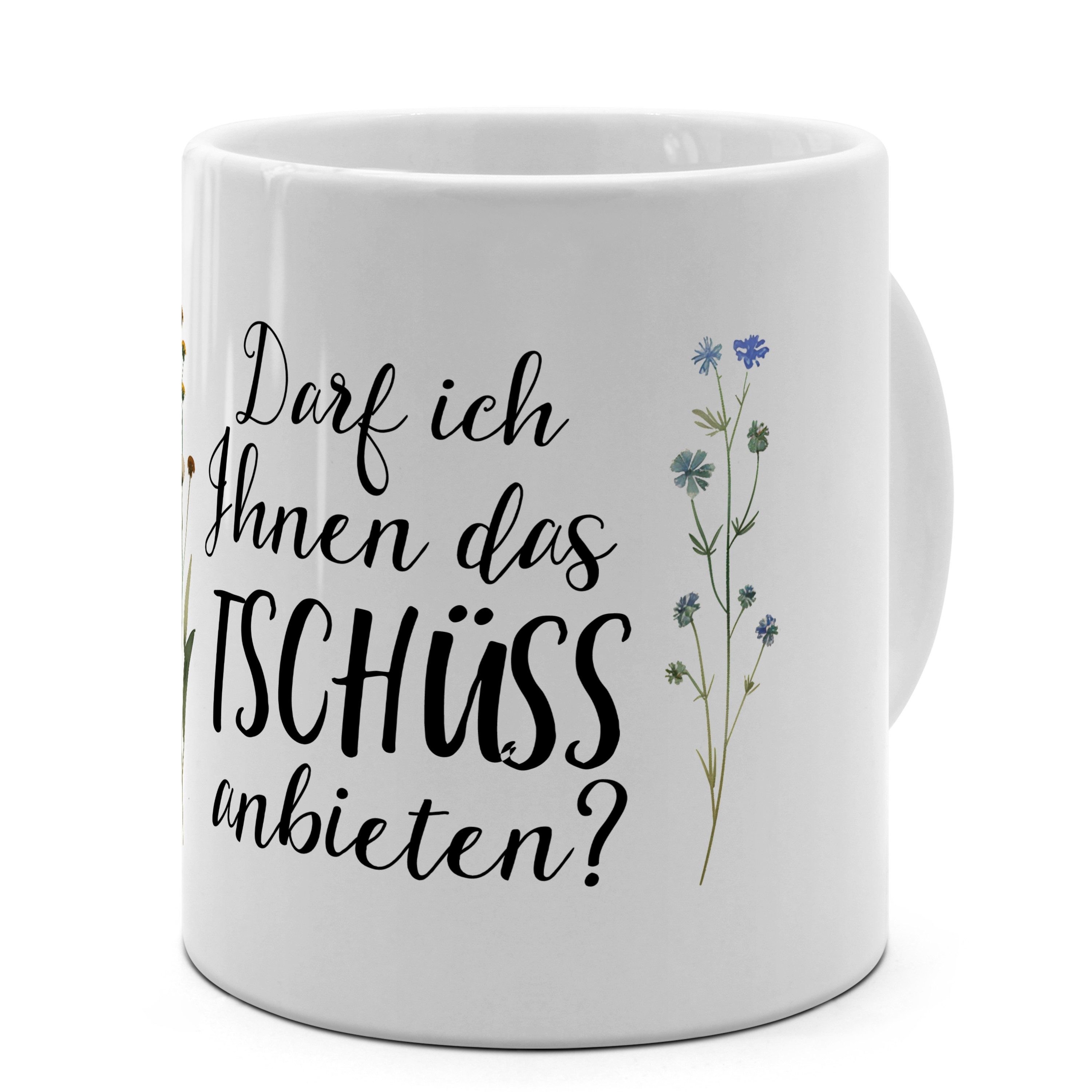 PhotoFancy Tasse mit lustigem Spruch 'Tschüss' - Sprüchetasse mit Humor, Tasse Jumbo XXL