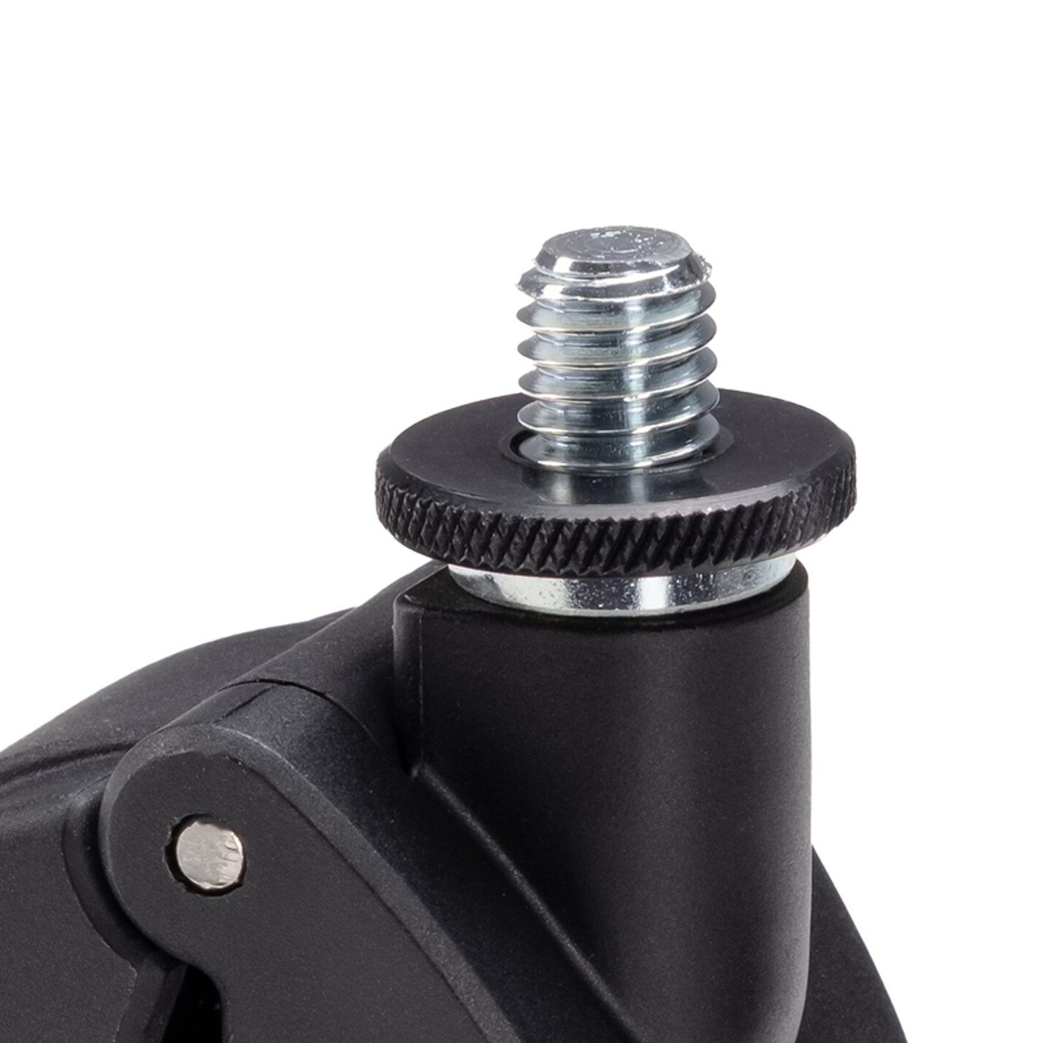 König & Meyer Klemmen K-M Universalklemme 23690 Stativklemme 3/8 Zoll, (Universalklemme, schwarz), Gummierte Spannbacken zur Schonung der Oberflächen