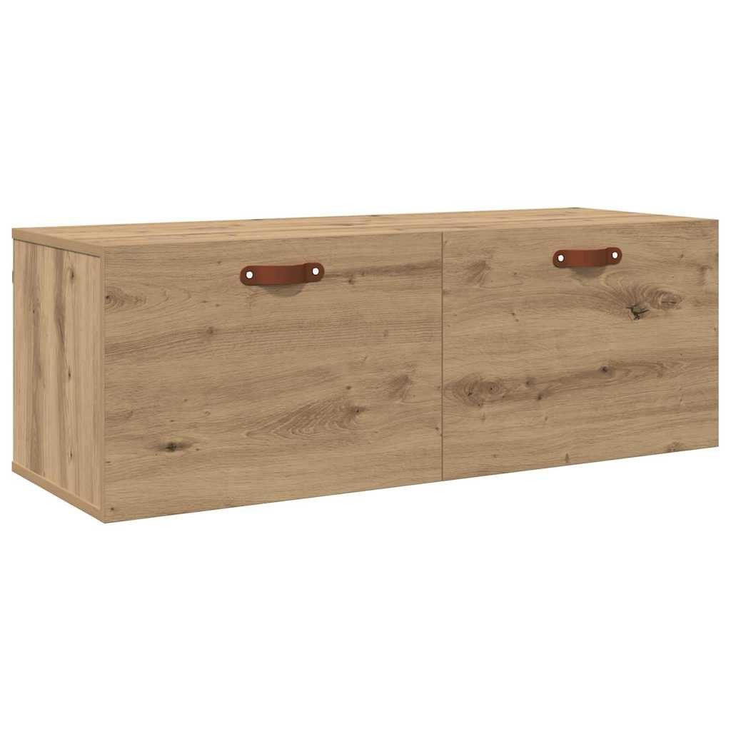 vidaXL Schranksystem Wandschrank 100 x 36,5 x 35 cm Holzwerkstoff Artisan-Eiche (1-St)